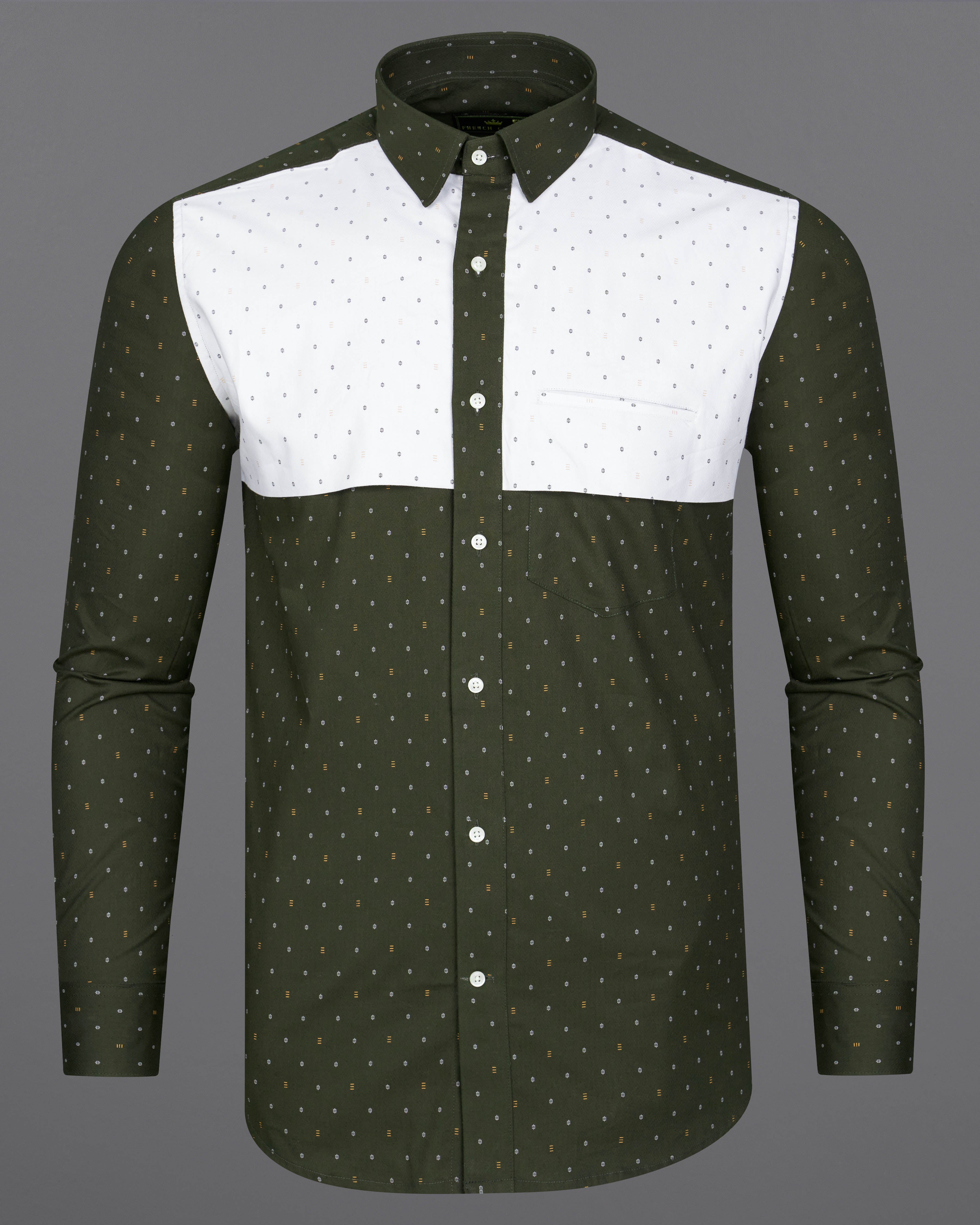 Taupe Green and White Dobby Textured Designer Shirt 9279-P414-38,9279-P414-H-38,9279-P414-39,9279-P414-H-39,9279-P414-40,9279-P414-H-40,9279-P414-42,9279-P414-H-42,9279-P414-44,9279-P414-H-44,9279-P414-46,9279-P414-H-46,9279-P414-48,9279-P414-H-48,9279-P414-50,9279-P414-H-50,9279-P414-52,9279-P414-H-52