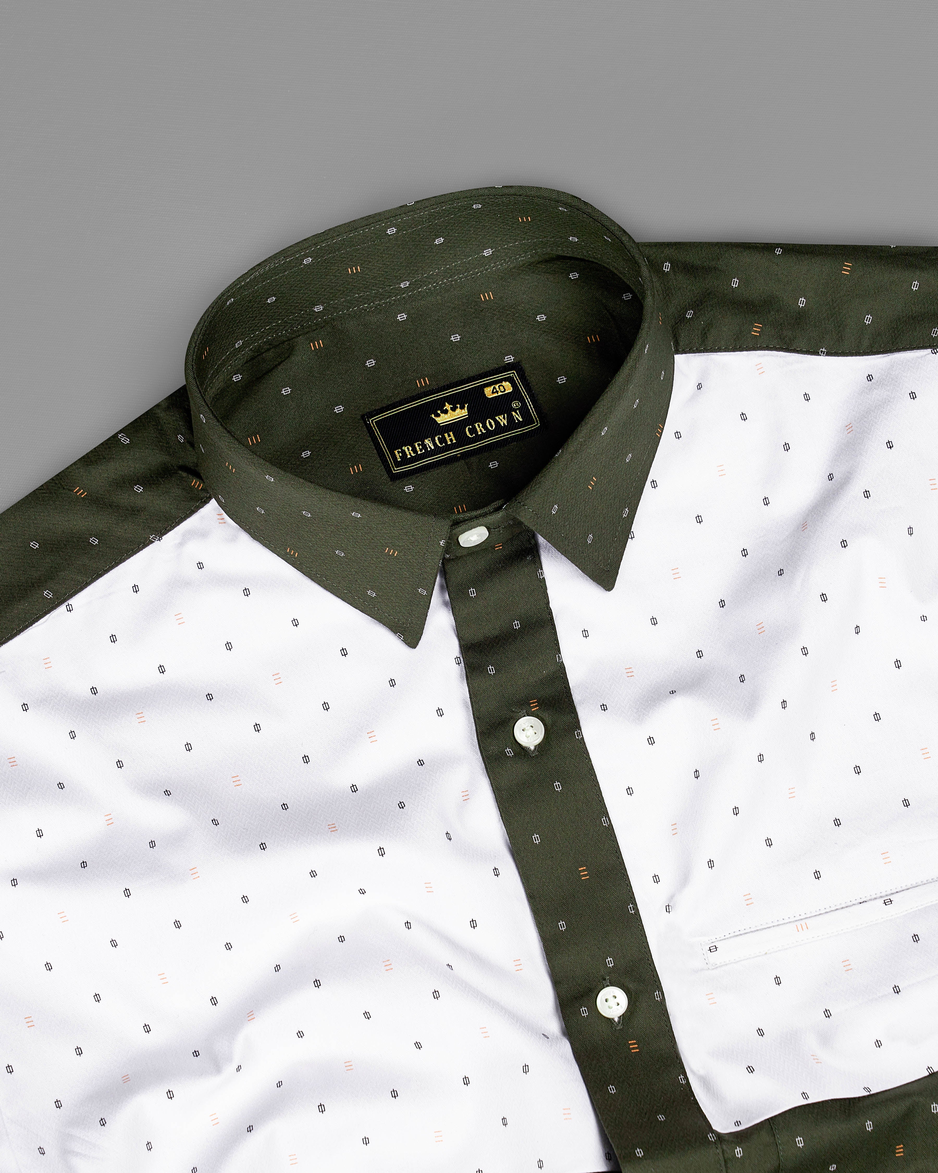 Taupe Green and White Dobby Textured Designer Shirt 9279-P414-38,9279-P414-H-38,9279-P414-39,9279-P414-H-39,9279-P414-40,9279-P414-H-40,9279-P414-42,9279-P414-H-42,9279-P414-44,9279-P414-H-44,9279-P414-46,9279-P414-H-46,9279-P414-48,9279-P414-H-48,9279-P414-50,9279-P414-H-50,9279-P414-52,9279-P414-H-52