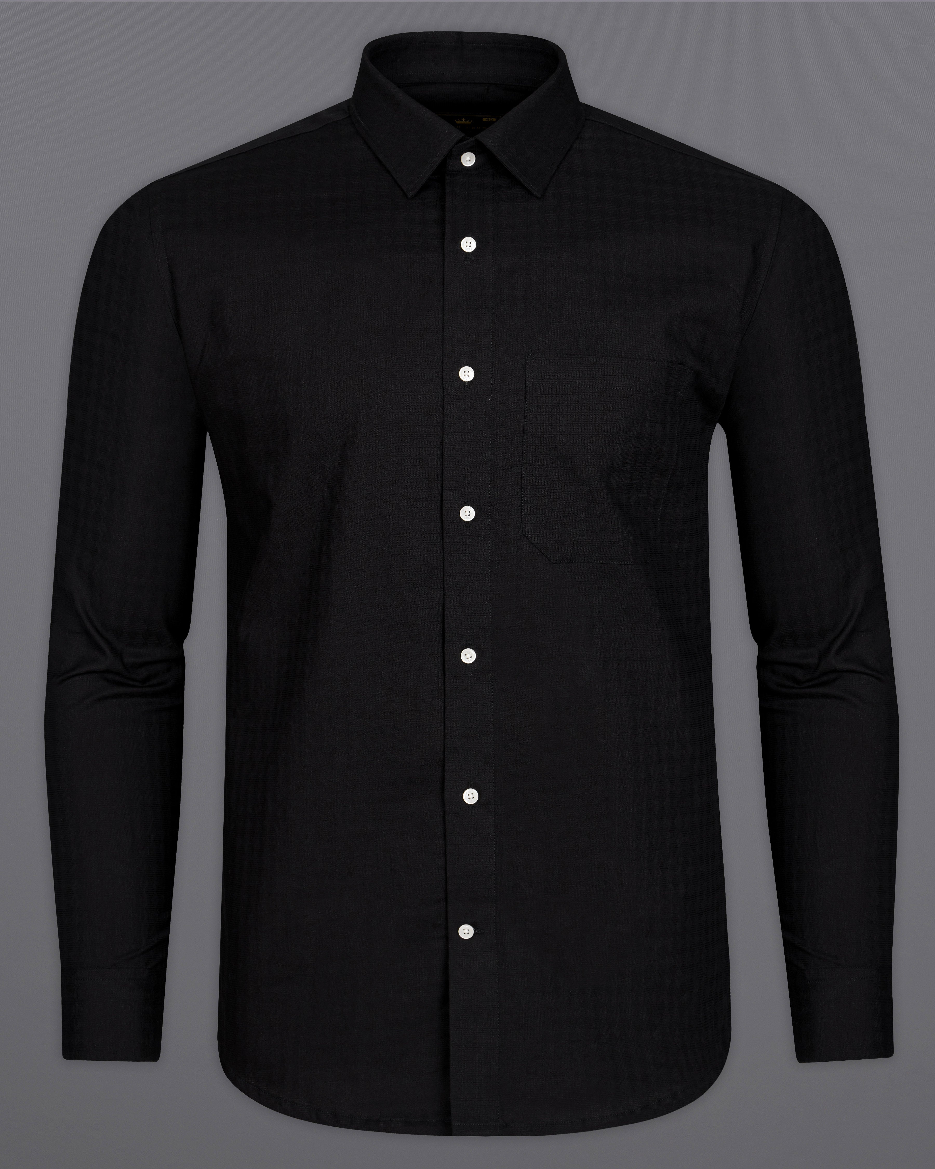 Jade Black Dobby Textured Premium Giza Cotton Shirt Jade Black Dobby Textured Premium Giza Cotton Shirt9314-38, 9314-H-38, 9314-39, 9314-H-39, 9314-40, 9314-H-40, 9314-42, 9314-H-42, 9314-44, 9314-H-44, 9314-46, 9314-H-46, 9314-48, 9314-H-48, 9314-50, 9314-H-50, 9314-52, 9314-H-52