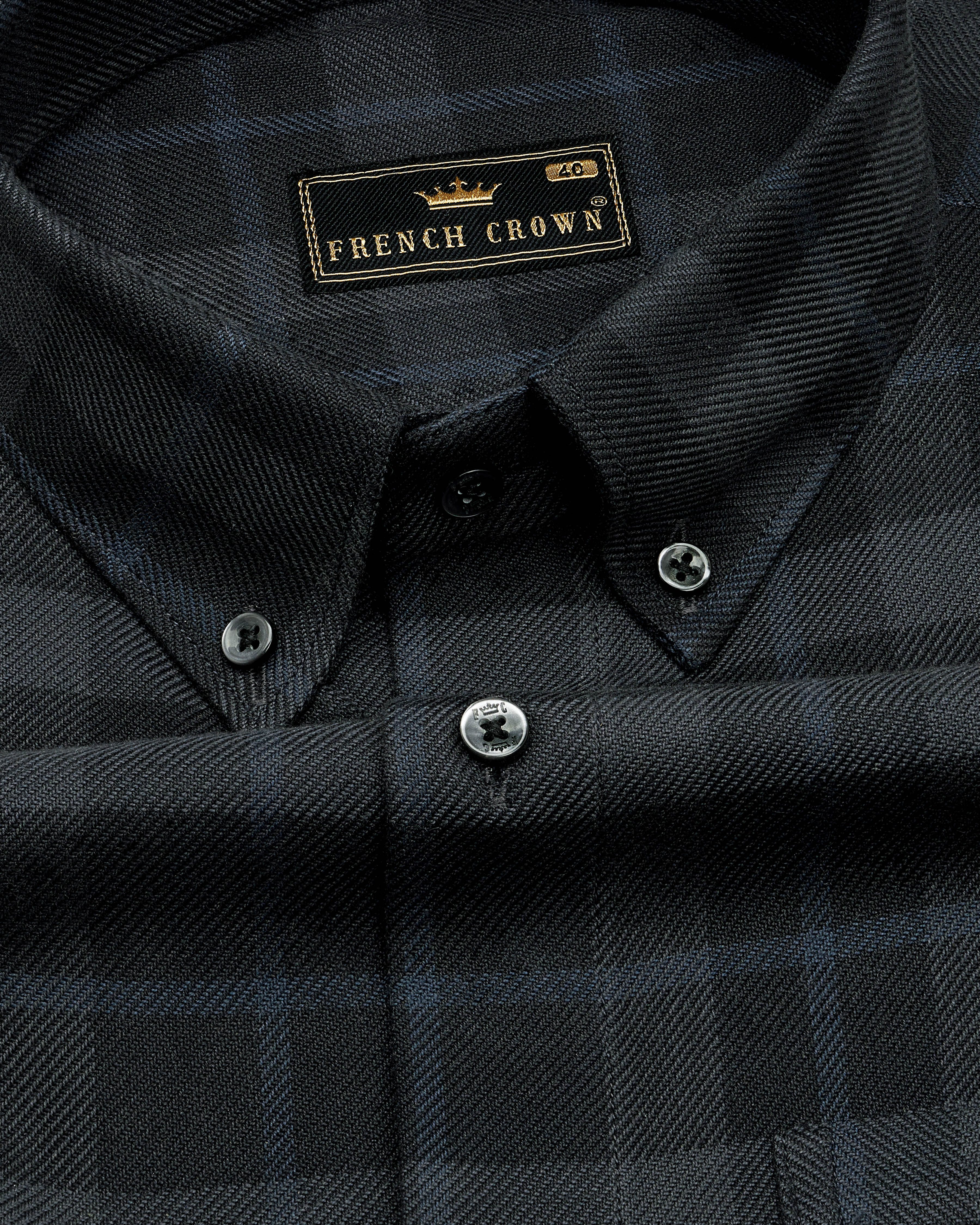 Cinder Black with Gravel Gray Twill Plaid Premium Cotton Shirt 9356-BD-BLK-38, 9356-BD-BLK-H-38, 9356-BD-BLK-39, 9356-BD-BLK-H-39, 9356-BD-BLK-40, 9356-BD-BLK-H-40, 9356-BD-BLK-42, 9356-BD-BLK-H-42, 9356-BD-BLK-44, 9356-BD-BLK-H-44, 9356-BD-BLK-46, 9356-BD-BLK-H-46, 9356-BD-BLK-48, 9356-BD-BLK-H-48, 9356-BD-BLK-50, 9356-BD-BLK-H-50, 9356-BD-BLK-52, 9356-BD-BLK-H-52ac