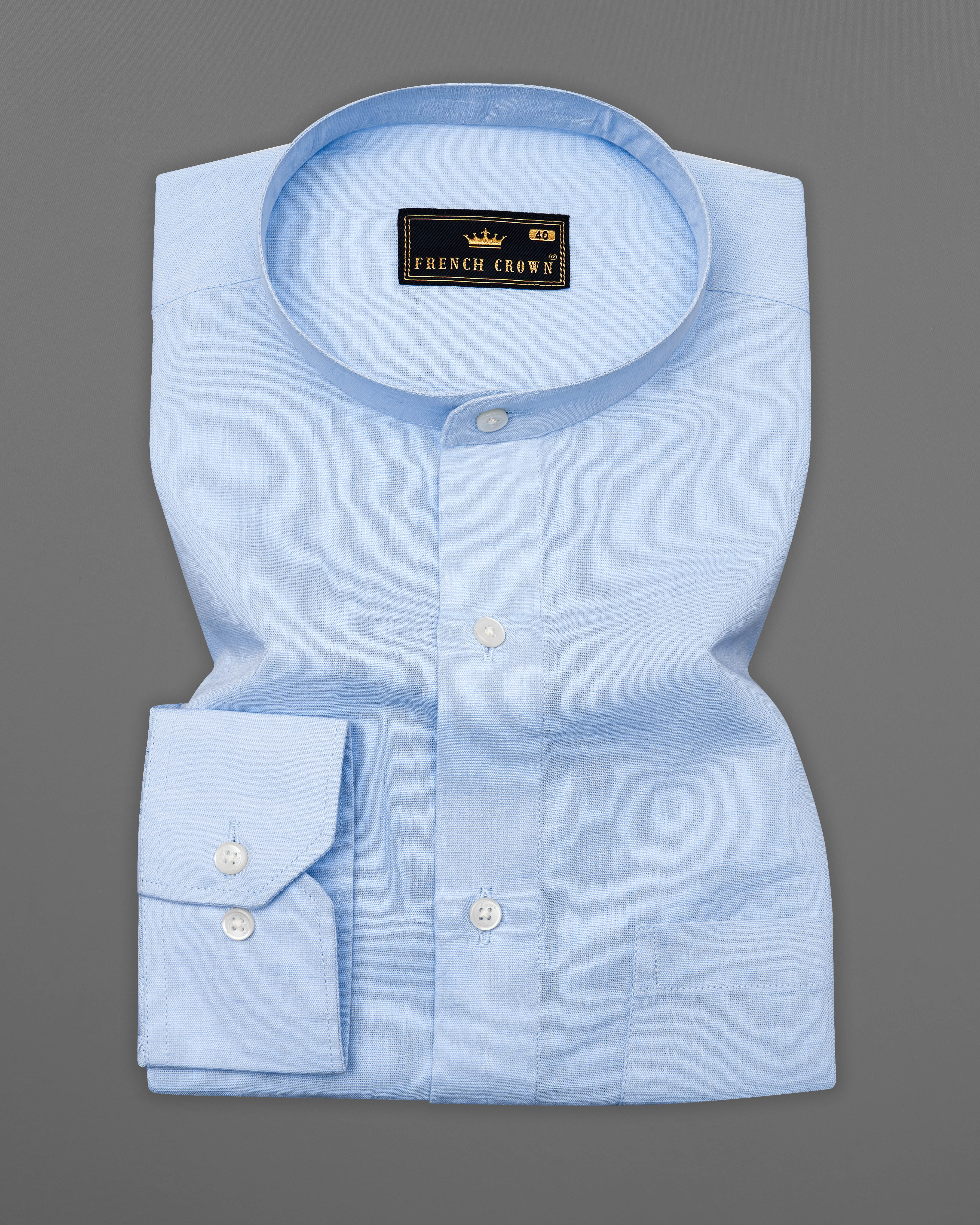Pale Aqua Blue Luxurious Linen Shirt 9358-M-38, 9358-M-H-38, 9358-M-39, 9358-M-H-39, 9358-M-40, 9358-M-H-40, 9358-M-42, 9358-M-H-42, 9358-M-44, 9358-M-H-44, 9358-M-46, 9358-M-H-46, 9358-M-48, 9358-M-H-48, 9358-M-50, 9358-M-H-50, 9358-M-52, 9358-M-H-52