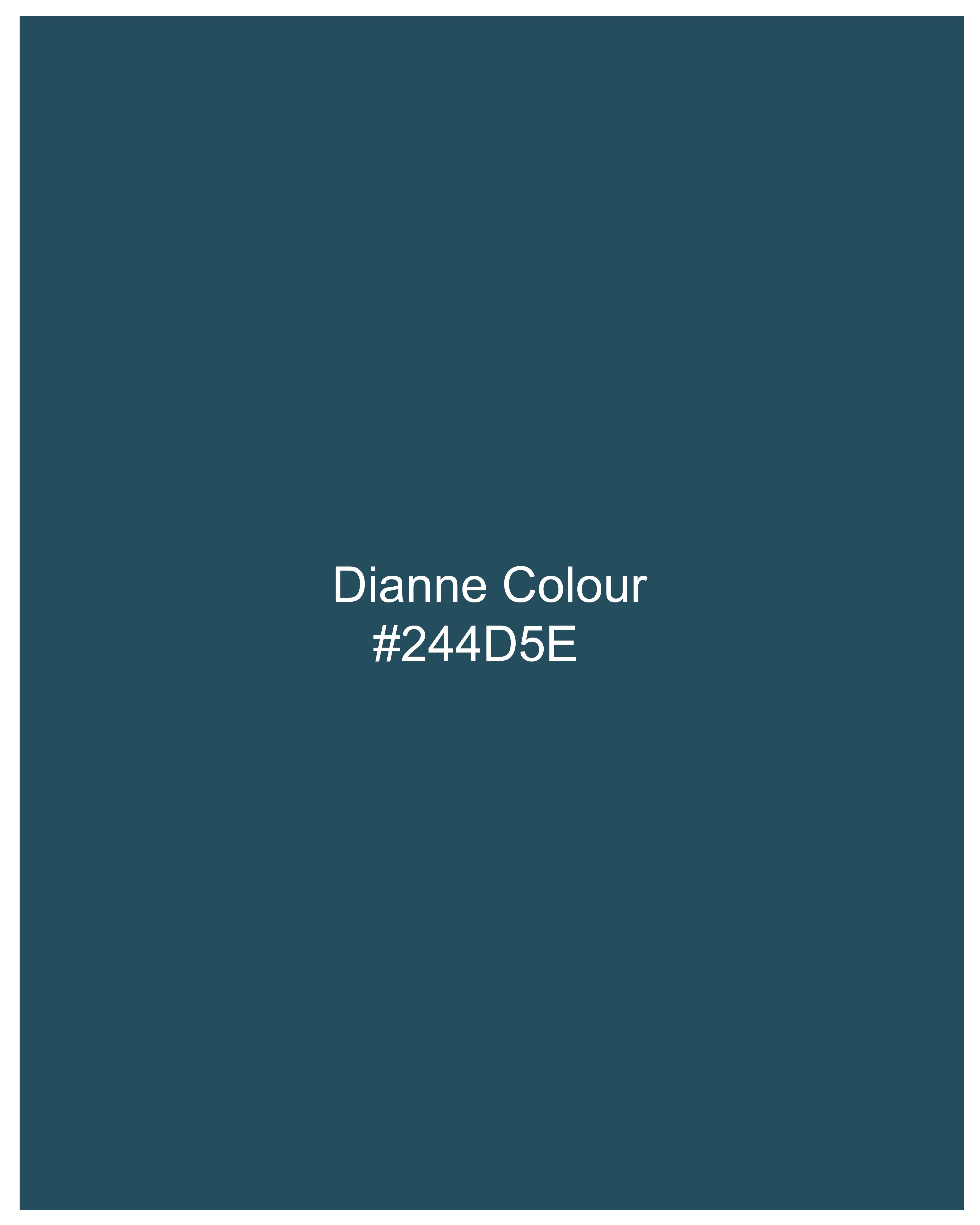 Bismark Blue Dobby Textured Premium Giza Cotton Shirt