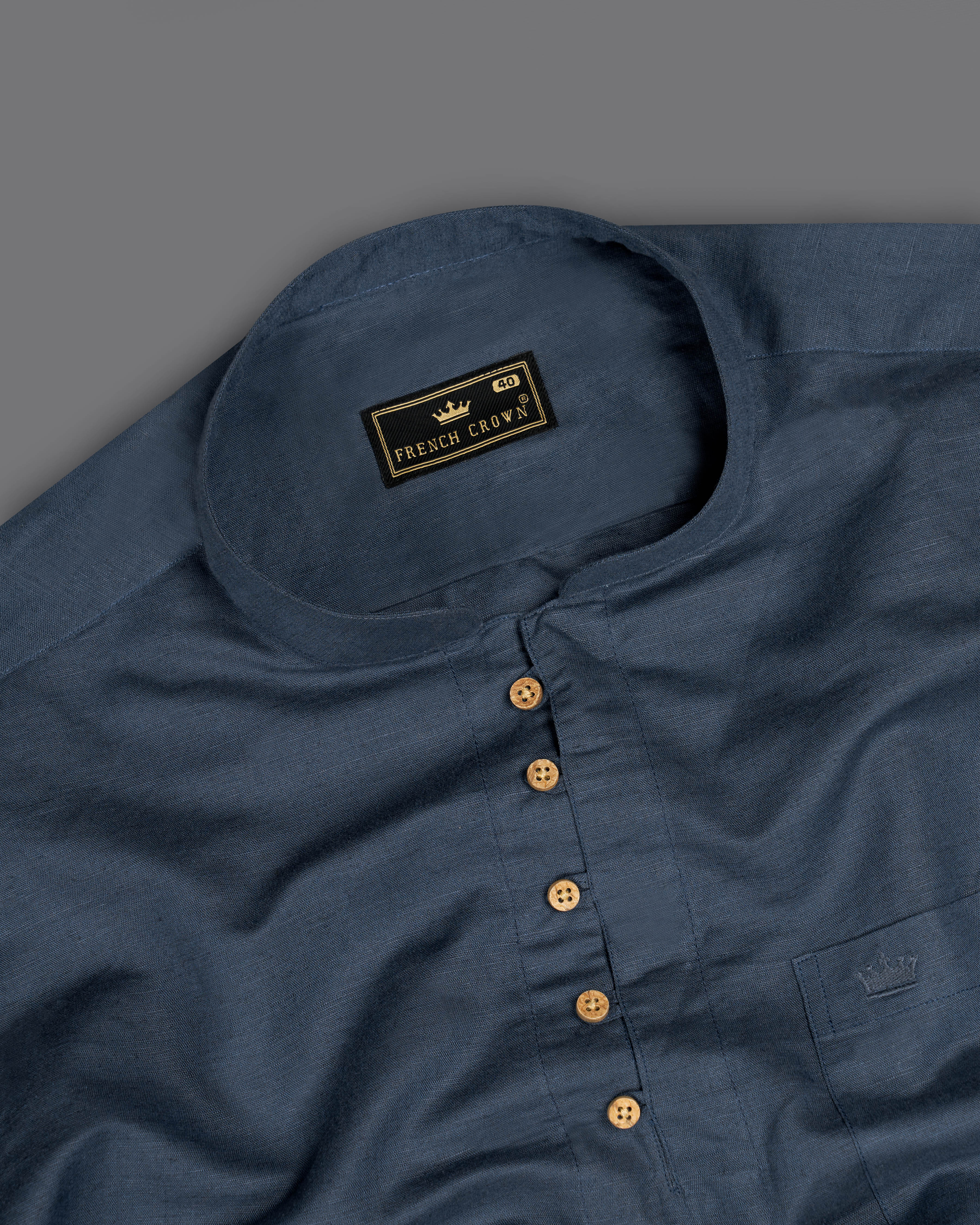 Tuna Blue Luxurious Linen Kurta Shirt 9440-KS-38, 9440-KS-H-38, 9440-KS-39, 9440-KS-H-39, 9440-KS-40, 9440-KS-H-40, 9440-KS-42, 9440-KS-H-42, 9440-KS-44, 9440-KS-H-44, 9440-KS-46, 9440-KS-H-46, 9440-KS-48, 9440-KS-H-48, 9440-KS-50, 9440-KS-H-50, 9440-KS-52, 9440-KS-H-52