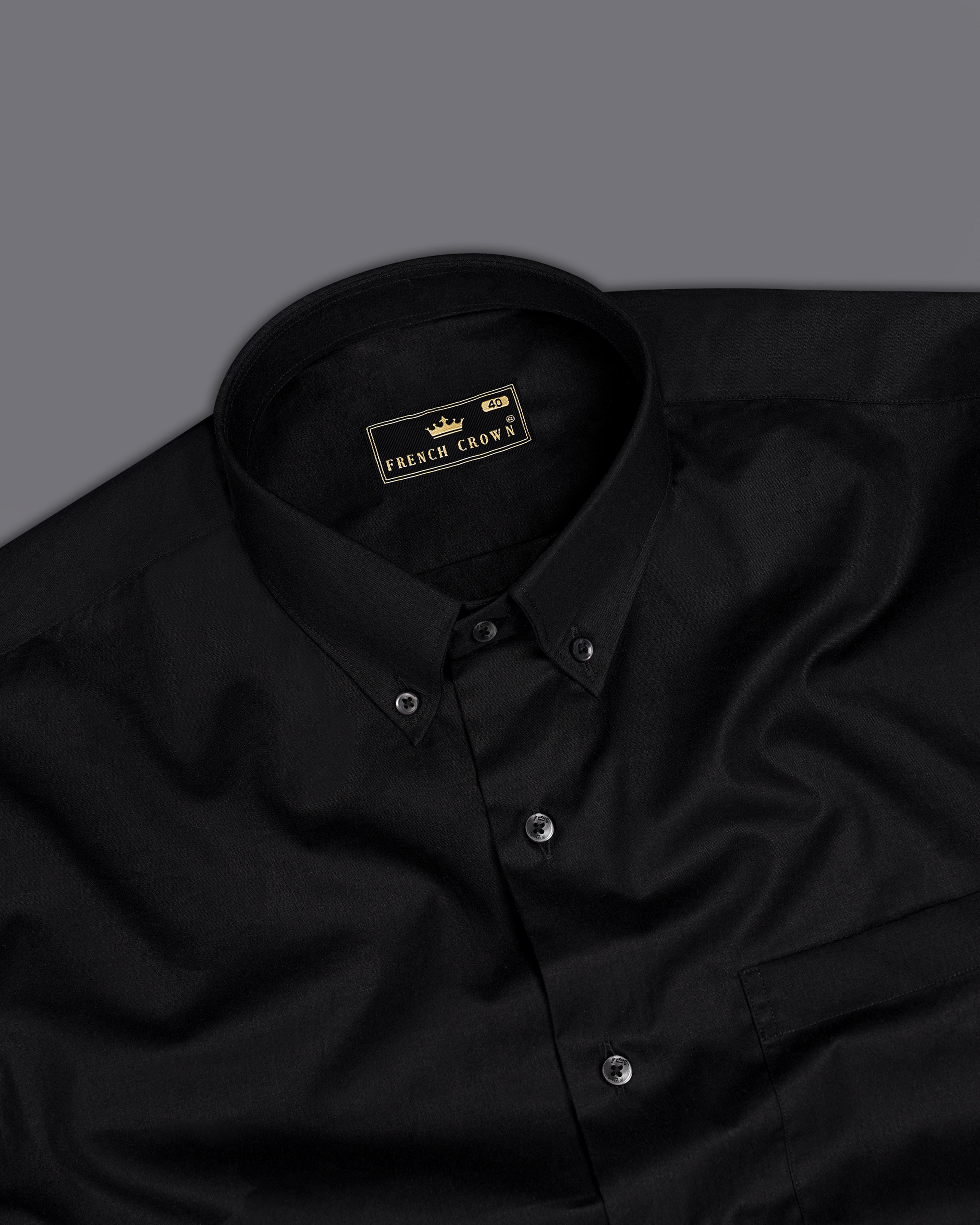 Jade Black Premium Cotton Shirt 9443-BD-BLK-38, 9443-BD-BLK-H-38, 9443-BD-BLK-39, 9443-BD-BLK-H-39, 9443-BD-BLK-40, 9443-BD-BLK-H-40, 9443-BD-BLK-42, 9443-BD-BLK-H-42, 9443-BD-BLK-44, 9443-BD-BLK-H-44, 9443-BD-BLK-46, 9443-BD-BLK-H-46, 9443-BD-BLK-48, 9443-BD-BLK-H-48, 9443-BD-BLK-50, 9443-BD-BLK-H-50, 9443-BD-BLK-52, 9443-BD-BLK-H-52