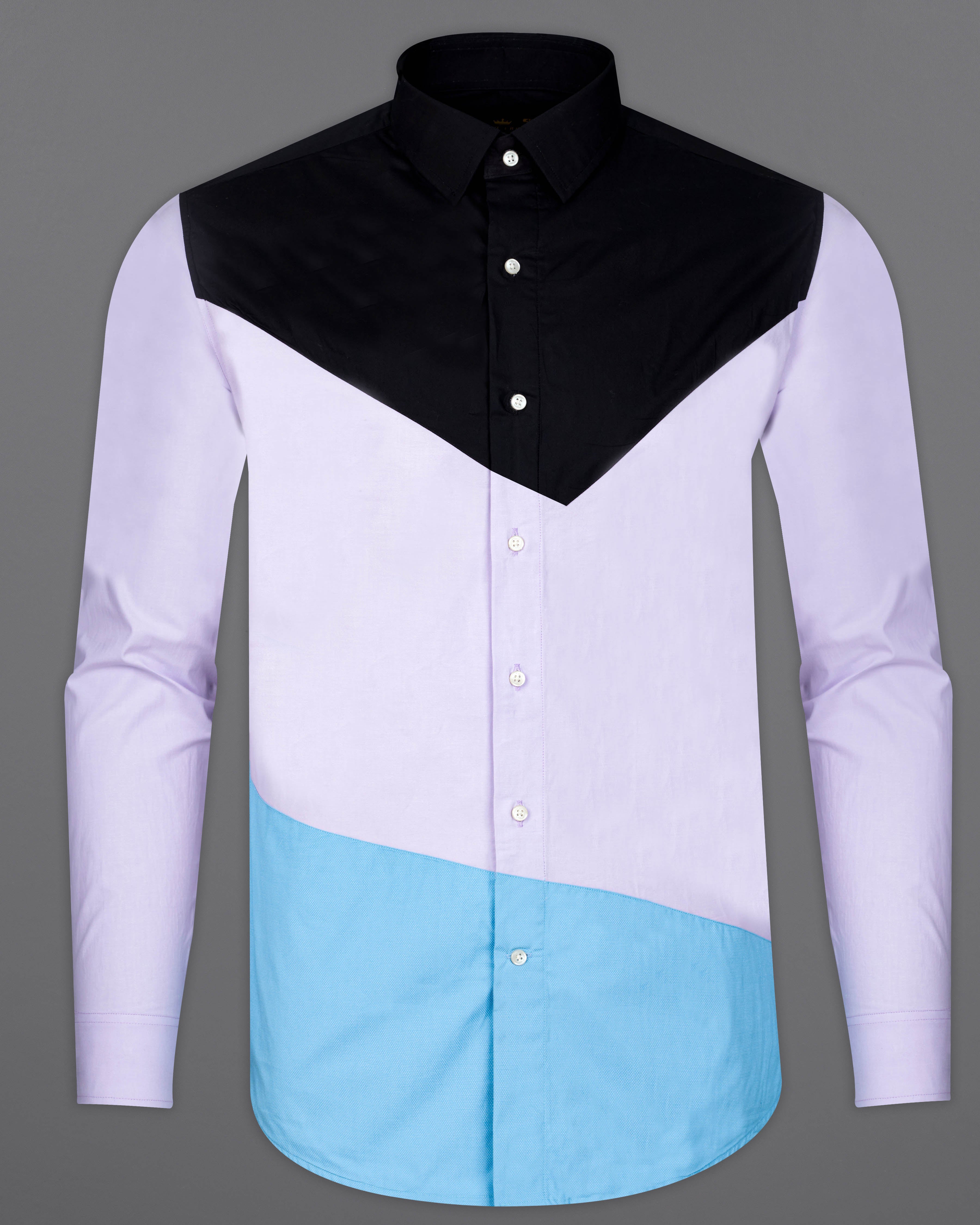 Malibu Sky Blue with Pinocchio Purple and Black Royal Oxford Designer Shirt 9503-P237-38, 9503-P237-H-38, 9503-P237-39, 9503-P237-H-39, 9503-P237-40, 9503-P237-H-40, 9503-P237-42, 9503-P237-H-42, 9503-P237-44, 9503-P237-H-44, 9503-P237-46, 9503-P237-H-46, 9503-P237-48, 9503-P237-H-48, 9503-P237-50, 9503-P237-H-50, 9503-P237-52, 9503-P237-H-52