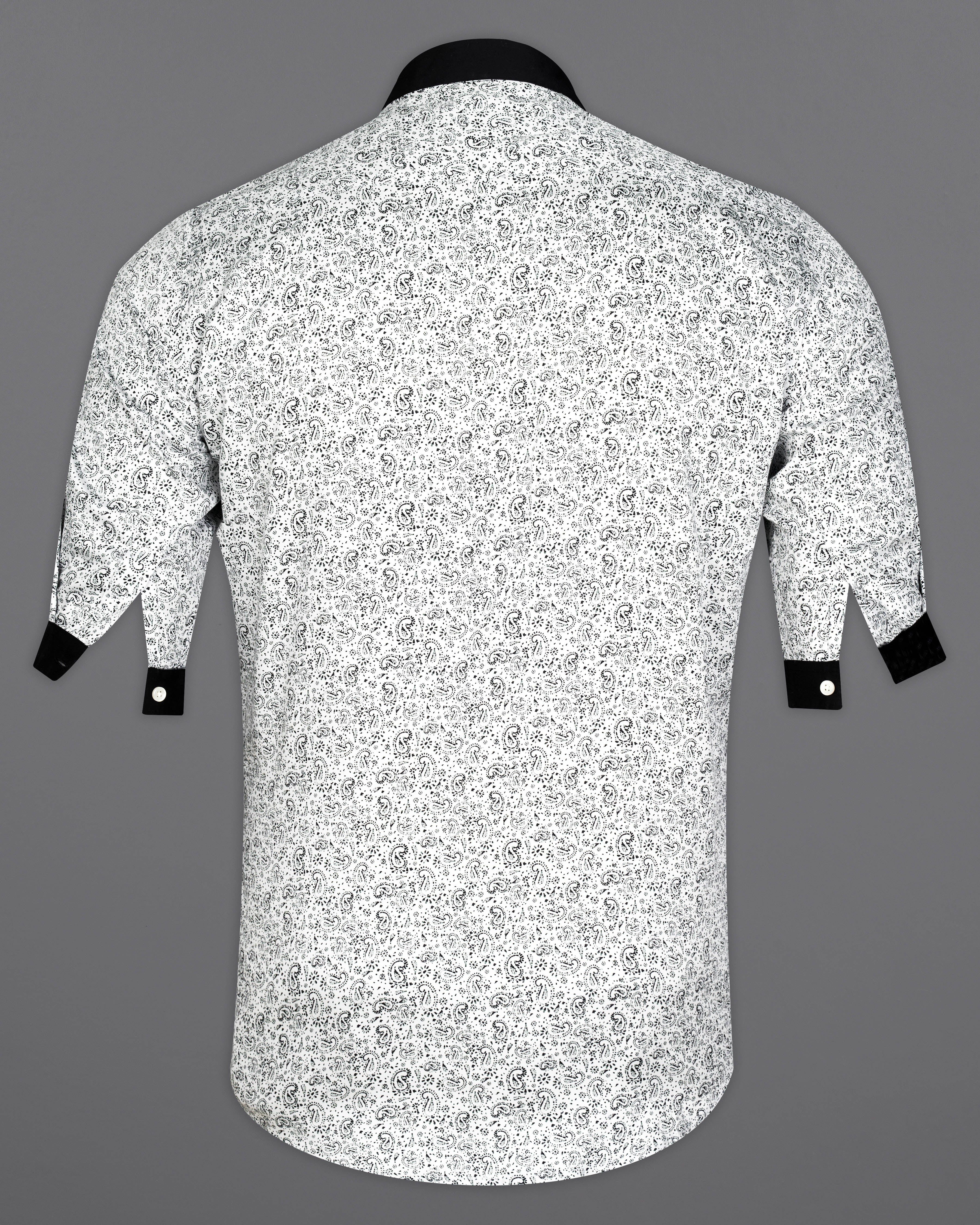 Jade Black and White with Paisley Printed Super Soft Premium Cotton Designer Shirt 9523-M-P221-38, 9523-M-P221-H-38, 9523-M-P221-39, 9523-M-P221-H-39, 9523-M-P221-40, 9523-M-P221-H-40, 9523-M-P221-42, 9523-M-P221-H-42, 9523-M-P221-44, 9523-M-P221-H-44, 9523-M-P221-46, 9523-M-P221-H-46, 9523-M-P221-48, 9523-M-P221-H-48, 9523-M-P221-50, 9523-M-P221-H-50, 9523-M-P221-52, 9523-M-P221-H-52