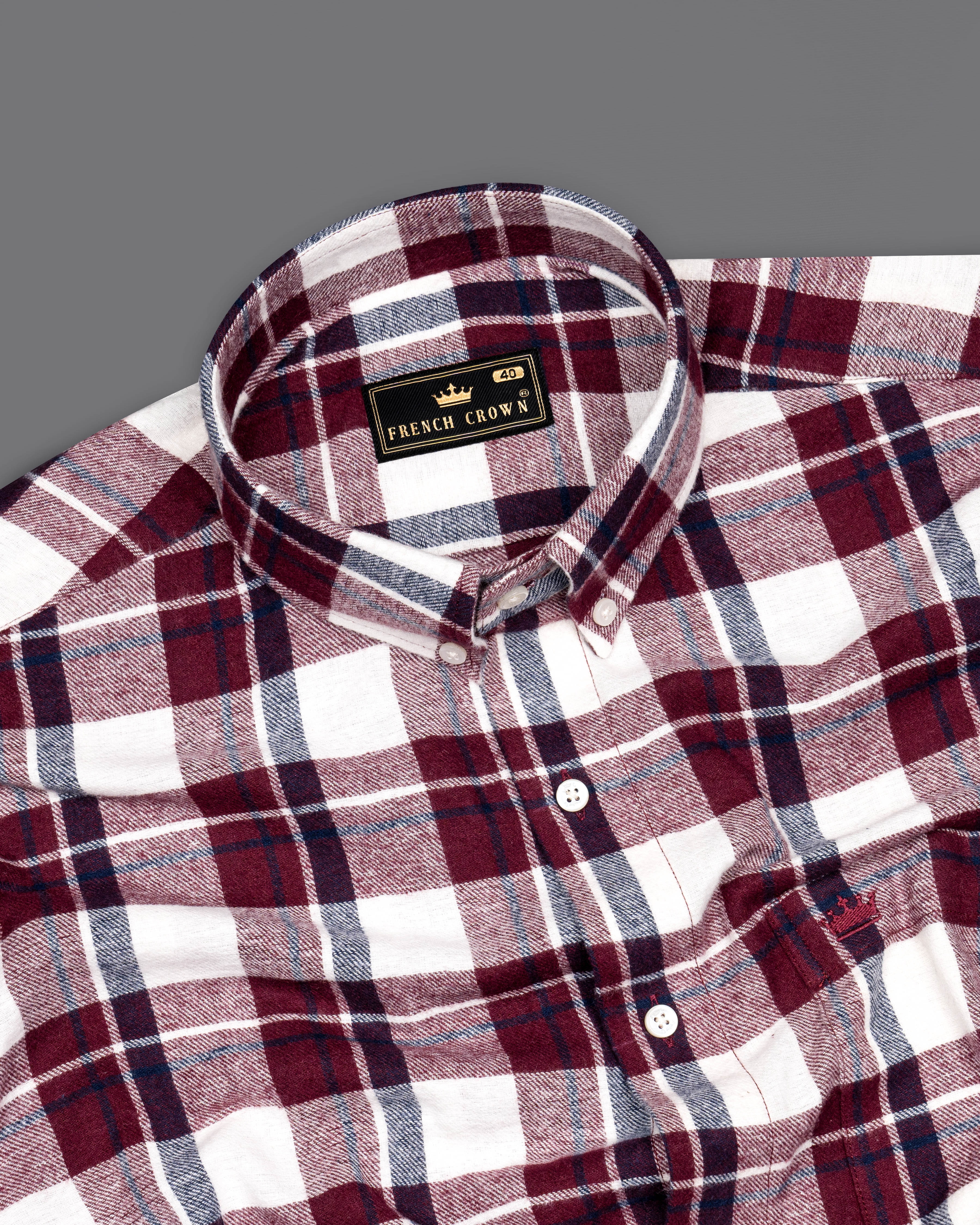Aubergine Wine with White Plaid Flannel Overshirt 9536-BD-OS-38, 9536-BD-OS-H-38, 9536-BD-OS-39, 9536-BD-OS-H-39, 9536-BD-OS-40, 9536-BD-OS-H-40, 9536-BD-OS-42, 9536-BD-OS-H-42, 9536-BD-OS-44, 9536-BD-OS-H-44, 9536-BD-OS-46, 9536-BD-OS-H-46, 9536-BD-OS-48, 9536-BD-OS-H-48, 9536-BD-OS-50, 9536-BD-OS-H-50, 9536-BD-OS-52, 9536-BD-OS-H-52