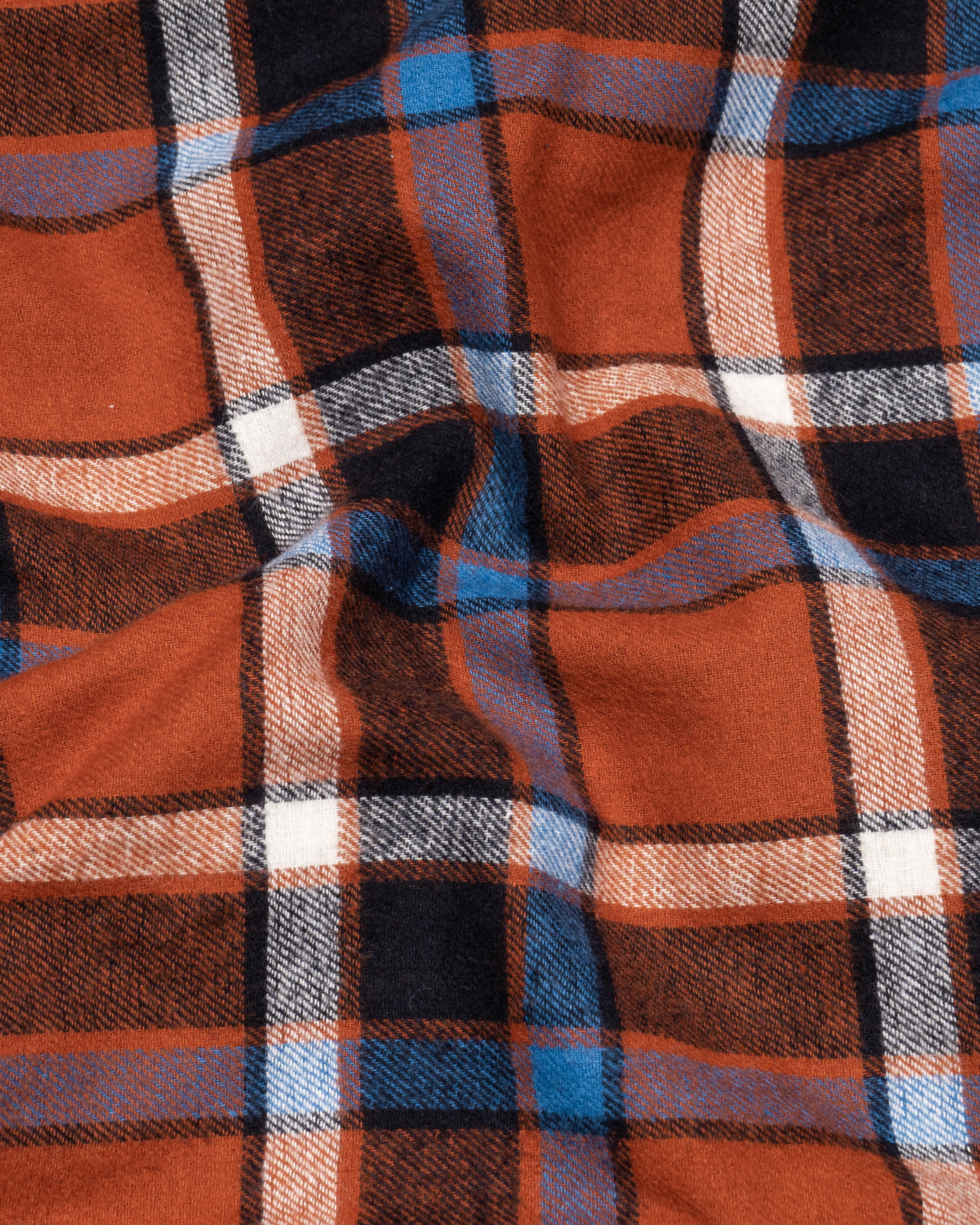 Sienna Brown with Black and Havelock Blue Plaid Flannel Overshirt 9537-OS-38, 9537-OS-H-38, 9537-OS-39, 9537-OS-H-39, 9537-OS-40, 9537-OS-H-40, 9537-OS-42, 9537-OS-H-42, 9537-OS-44, 9537-OS-H-44, 9537-OS-46, 9537-OS-H-46, 9537-OS-48, 9537-OS-H-48, 9537-OS-50, 9537-OS-H-50, 9537-OS-52, 9537-OS-H-52