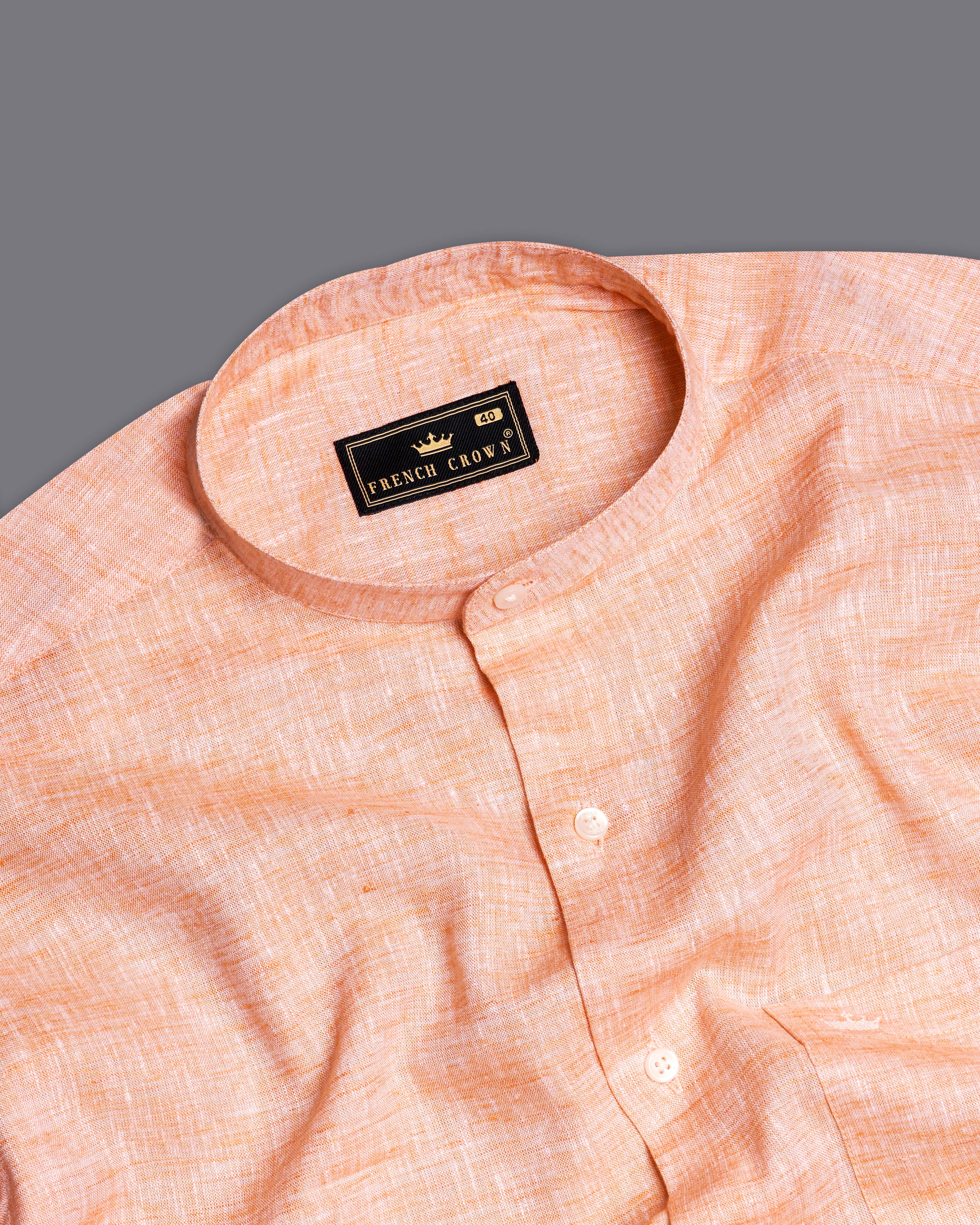 Mandys Peach Luxurious Linen Shirt 9634-M-38,9634-M-H-38,9634-M-39,9634-M-H-39,9634-M-40,9634-M-H-40,9634-M-42,9634-M-H-42,9634-M-44,9634-M-H-44,9634-M-46,9634-M-H-46,9634-M-48,9634-M-H-48,9634-M-50,9634-M-H-50,9634-M-52,9634-M-H-52