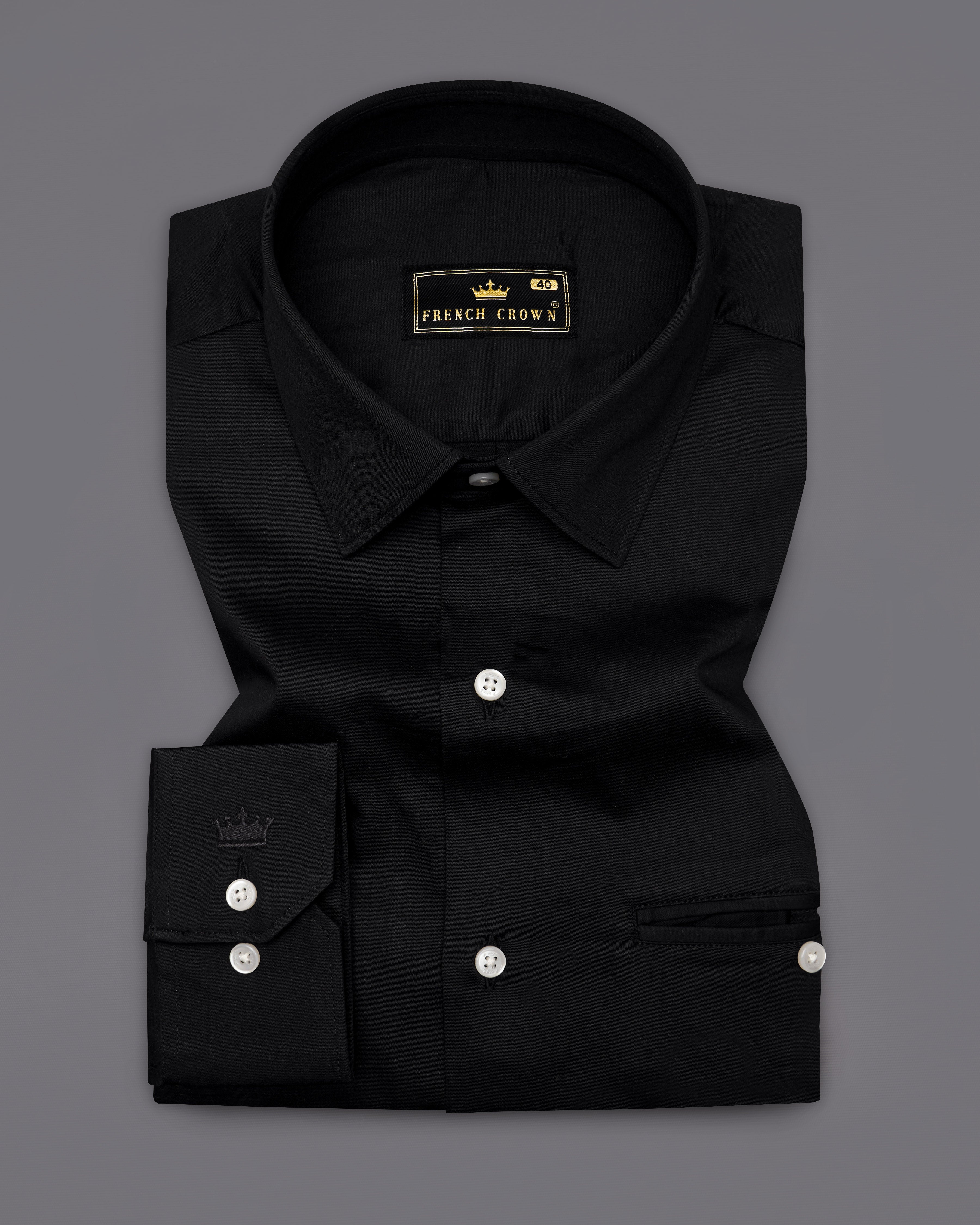 Jade Black Super Soft Premium Cotton Shirt 9656-P597-38, 9656-P597-H-38, 9656-P597-39, 9656-P597-H-39, 9656-P597-40, 9656-P597-H-40, 9656-P597-42, 9656-P597-H-42, 9656-P597-44, 9656-P597-H-44, 9656-P597-46, 9656-P597-H-46, 9656-P597-48, 9656-P597-H-48, 9656-P597-50, 9656-P597-H-50, 9656-P597-52, 9656-P597-H-52