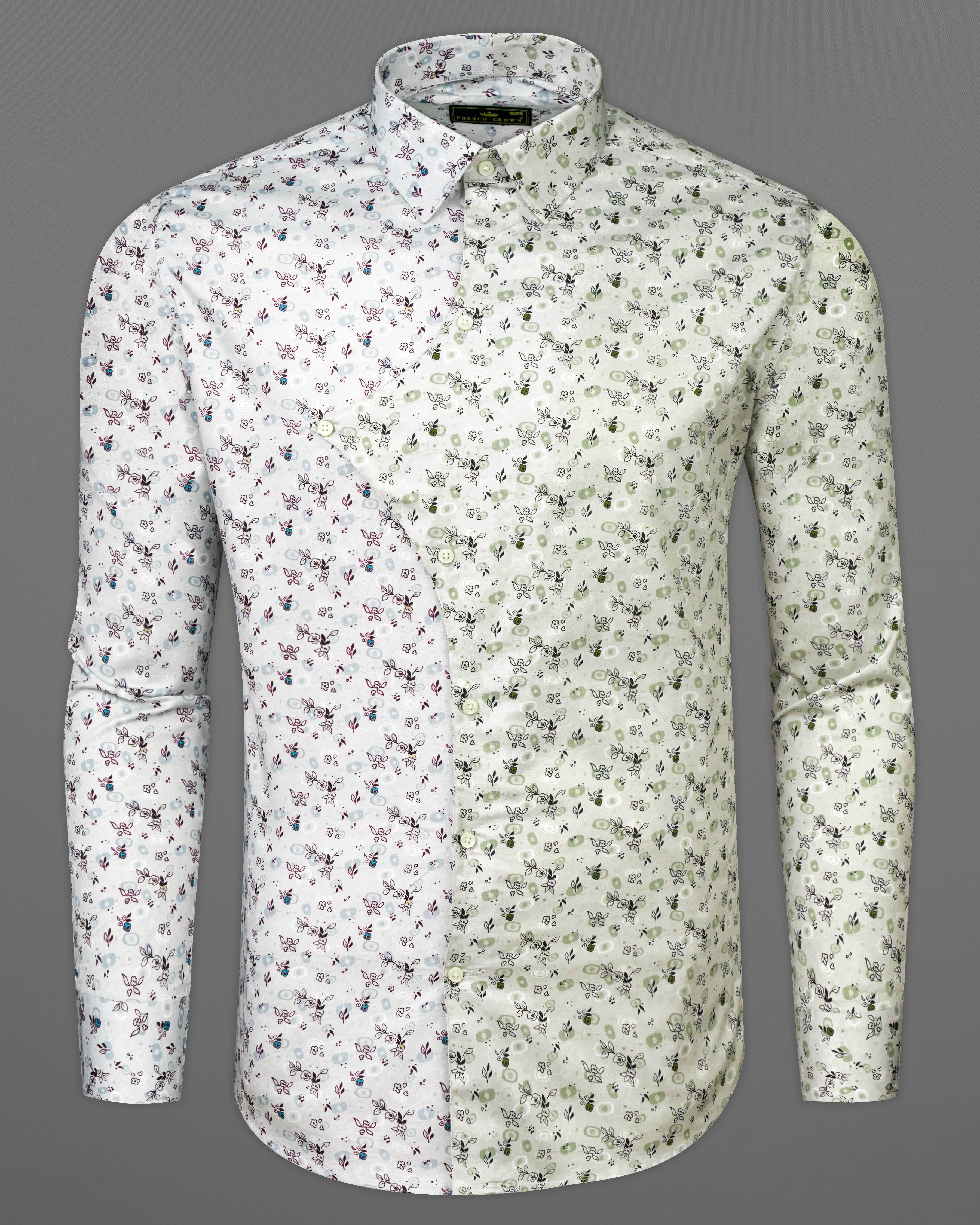 Mercury Cream and White Ditsy Printed Super Soft Premium Cotton Designer Shirt 9684-D22-38, 9684-D22-H-38, 9684-D22-39, 9684-D22-H-39, 9684-D22-40, 9684-D22-H-40, 9684-D22-42, 9684-D22-H-42, 9684-D22-44, 9684-D22-H-44, 9684-D22-46, 9684-D22-H-46, 9684-D22-48, 9684-D22-H-48, 9684-D22-50, 9684-D22-H-50, 9684-D22-52, 9684-D22-H-52