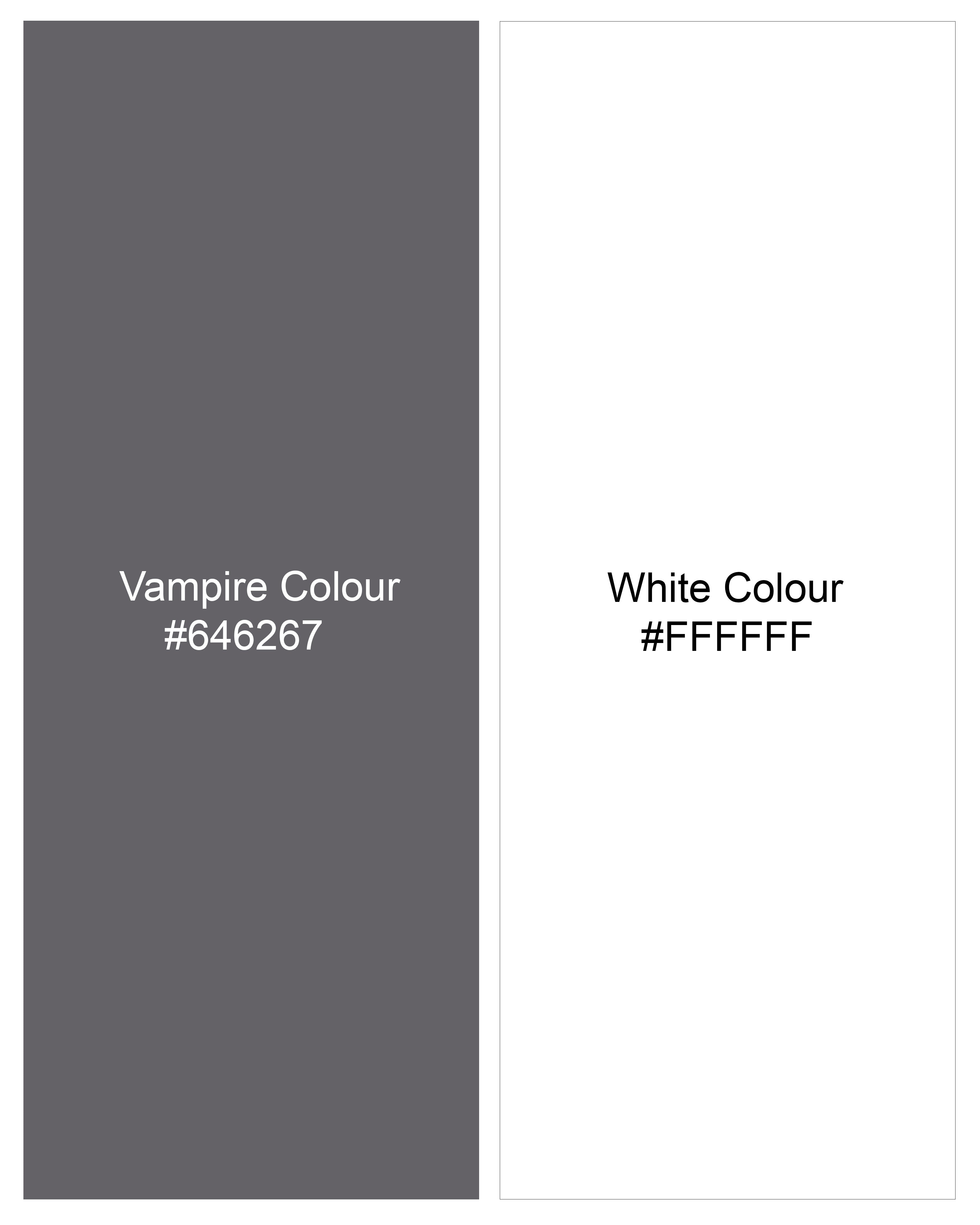 Vampire Gray with White Striped Luxurious Linen Half Sleeved Shirt 9696-CC-BLK-SS-38, 9696-CC-BLK-SS-39, 9696-CC-BLK-SS-40, 9696-CC-BLK-SS-42, 9696-CC-BLK-SS-44, 9696-CC-BLK-SS-46, 9696-CC-BLK-SS-48, 9696-CC-BLK-SS-50, 9696-CC-BLK-SS-52