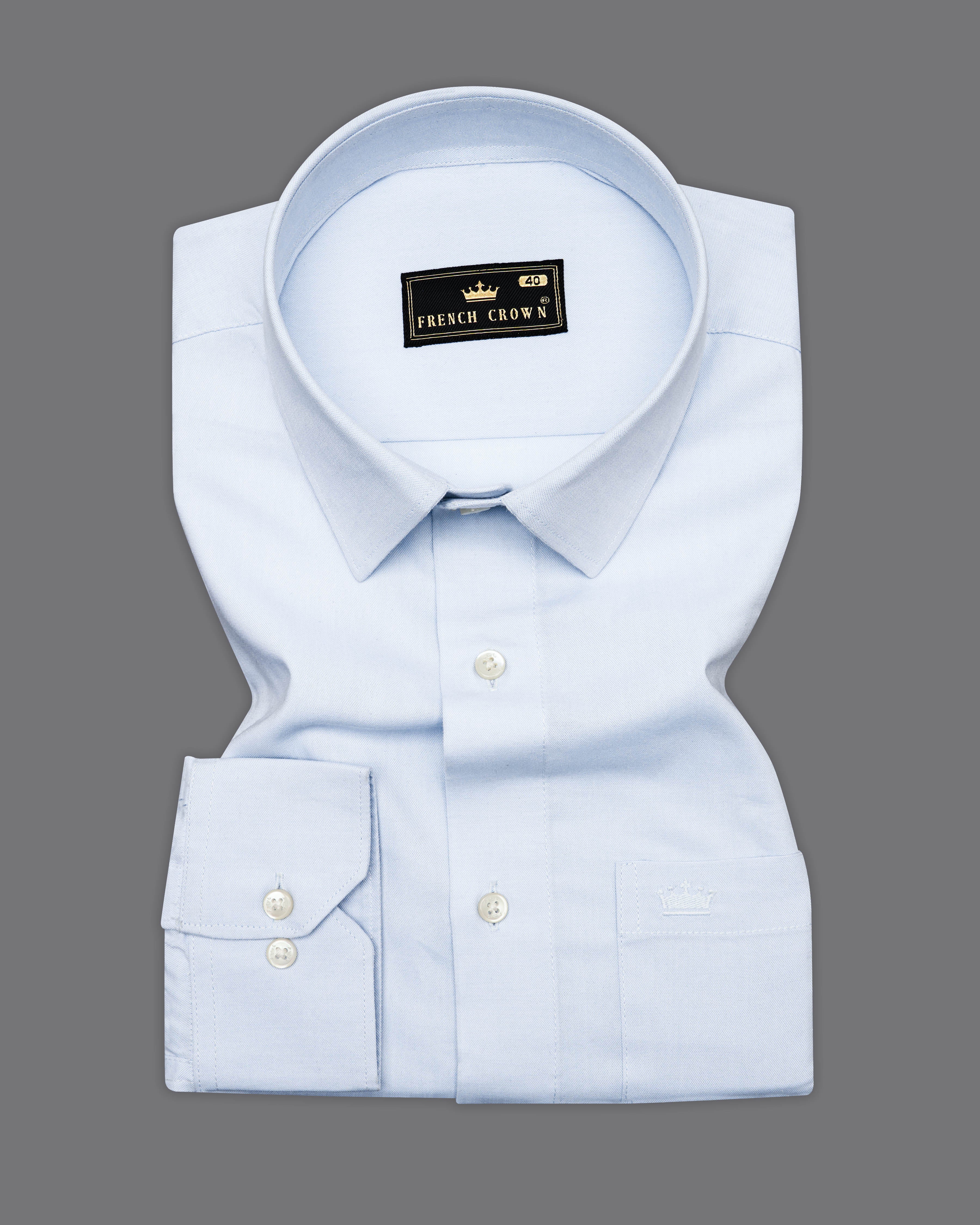 Edgewater Sky Blue Royal Oxford Shirt 9716-38, 9716-H-38, 9716-39, 9716-H-39, 9716-40, 9716-H-40, 9716-42, 9716-H-42, 9716-44, 9716-H-44, 9716-46, 9716-H-46, 9716-48, 9716-H-48, 9716-50, 9716-H-50, 9716-52, 9716-H-52