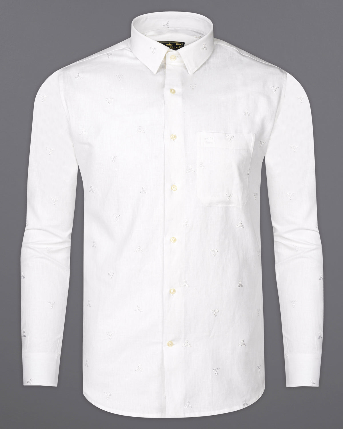 Bright White Embroidered Luxurious Linen Shirt 9721-38, 9721-H-38, 9721-39, 9721-H-39, 9721-40, 9721-H-40, 9721-42, 9721-H-42, 9721-44, 9721-H-44, 9721-46, 9721-H-46, 9721-48, 9721-H-48, 9721-50, 9721-H-50, 9721-52, 9721-H-52