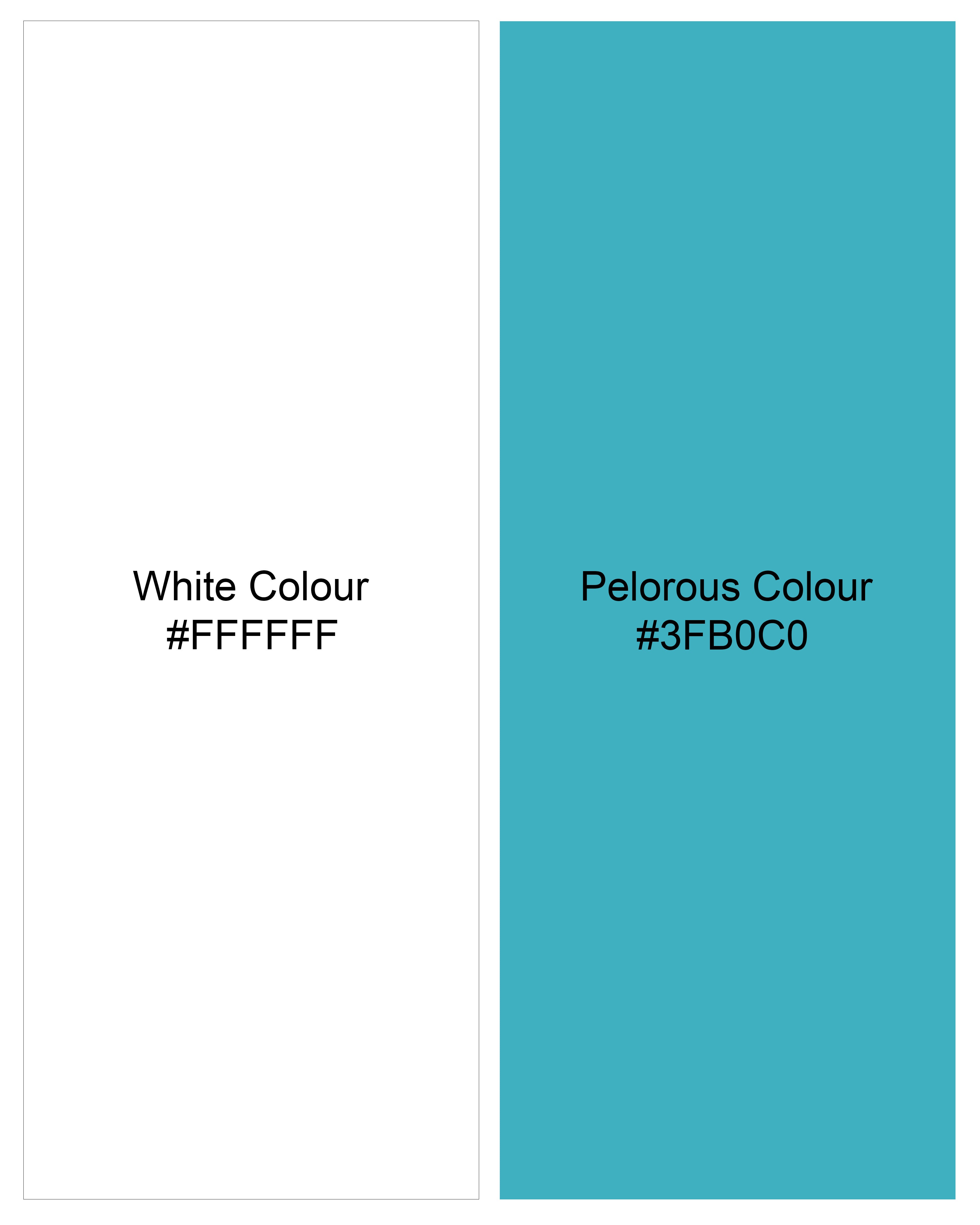 Bright White with Pelorous Blue Embroidered Textured Luxurious Linen Shirt 9763-38, 9763-H-38, 9763-39, 9763-H-39, 9763-40, 9763-H-40, 9763-42, 9763-H-42, 9763-44, 9763-H-44, 9763-46, 9763-H-46, 9763-48, 9763-H-48, 9763-50, 9763-H-50, 9763-52, 9763-H-52