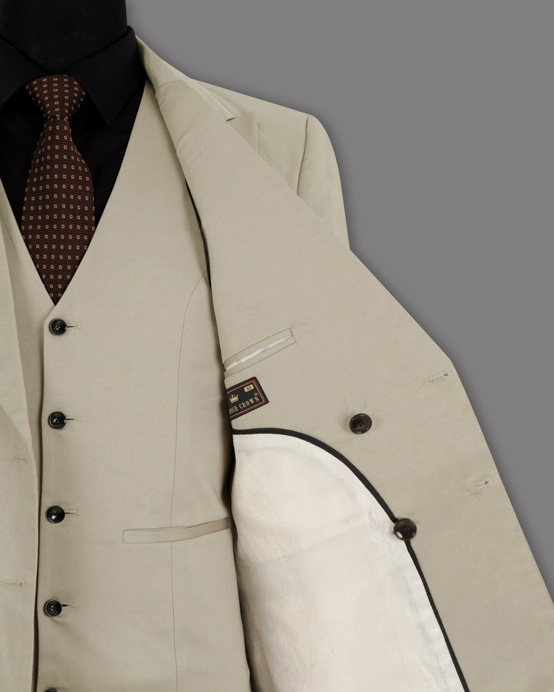 Eagle Grey Double Breasted Premium Cotton Blazer BL1267-DB-42, BL1267-DB-44, BL1267-DB-46, BL1267-DB-48, BL1267-DB-50, BL1267-DB-52, BL1267-DB-54, BL1267-DB-36, BL1267-DB-38, BL1267-DB-56, BL1267-DB-58, BL1267-DB-40, BL1267-DB-60