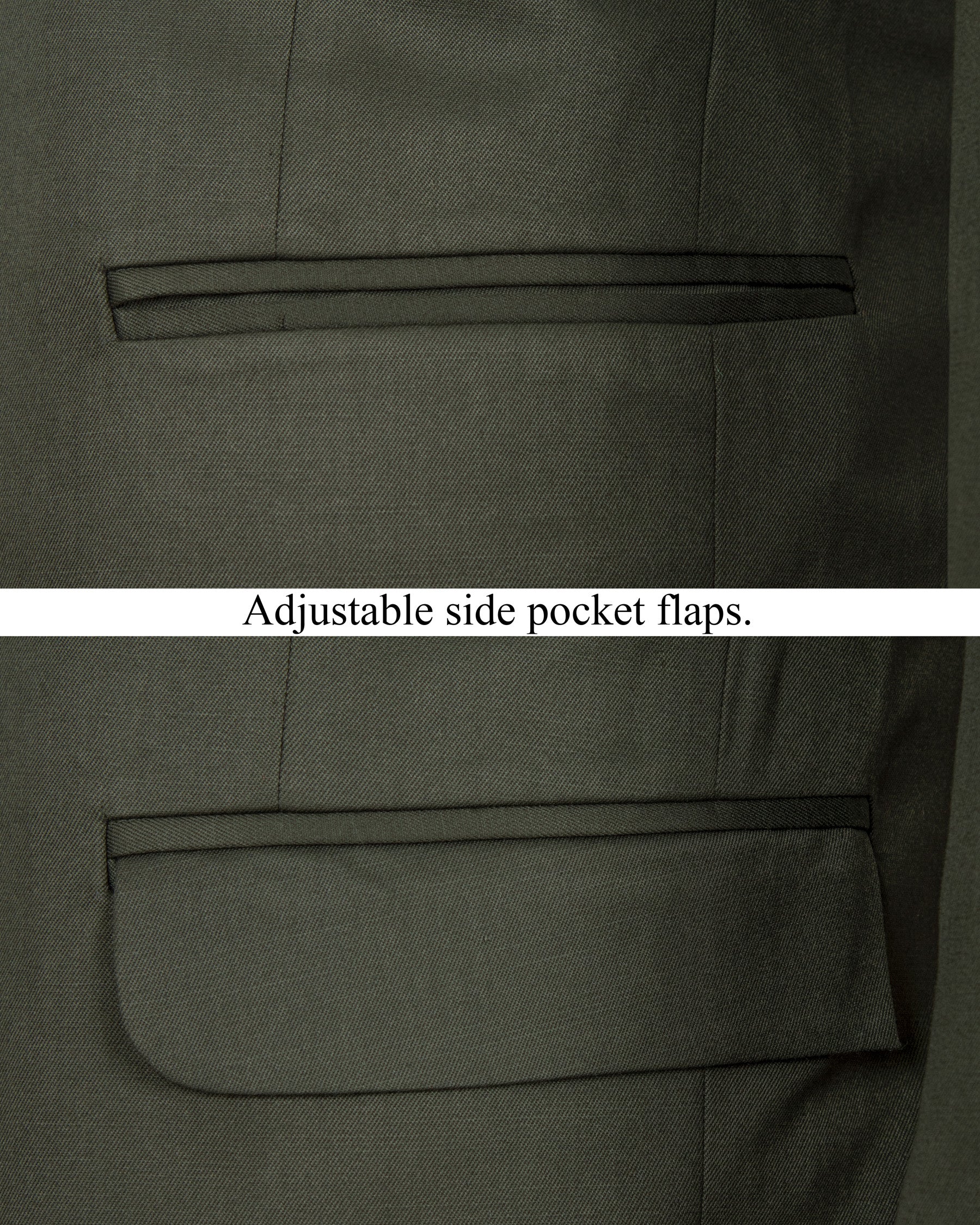 Millbrook Green Cross Buttoned Bandhgala/Mandarin Premium Cotton Blazer BL1297-CBG-36, BL1297-CBG-38, BL1297-CBG-40, BL1297-CBG-42, BL1297-CBG-44, BL1297-CBG-46, BL1297-CBG-48, BL1297-CBG-50, BL1297-CBG-52, BL1297-CBG-54, BL1297-CBG-56, BL1297-CBG-58, BL1297-CBG-60