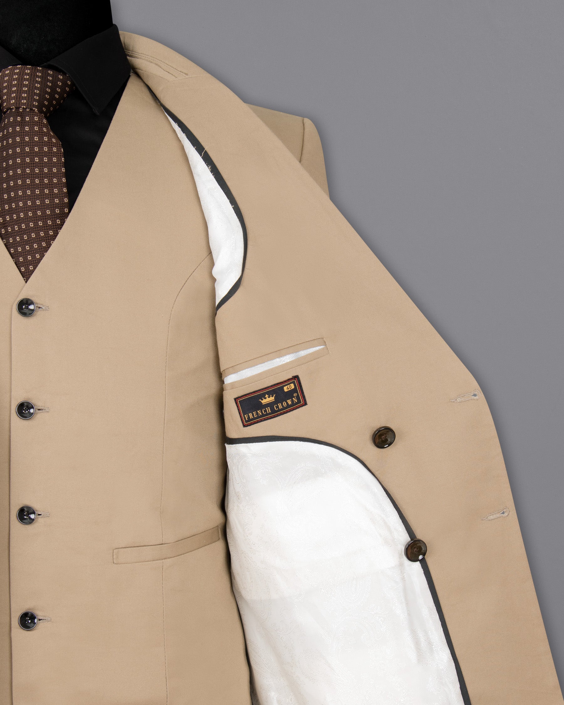 Coral Reef Double Breasted Wool Rich Blazer sBL1324-DB-36, BL1324-DB-38, BL1324-DB-40, BL1324-DB-42, BL1324-DB-44, BL1324-DB-46, BL1324-DB-48, BL1324-DB-50, BL1324-DB-52, BL1324-DB-54, BL1324-DB-56, BL1324-DB-58, BL1324-DB-60