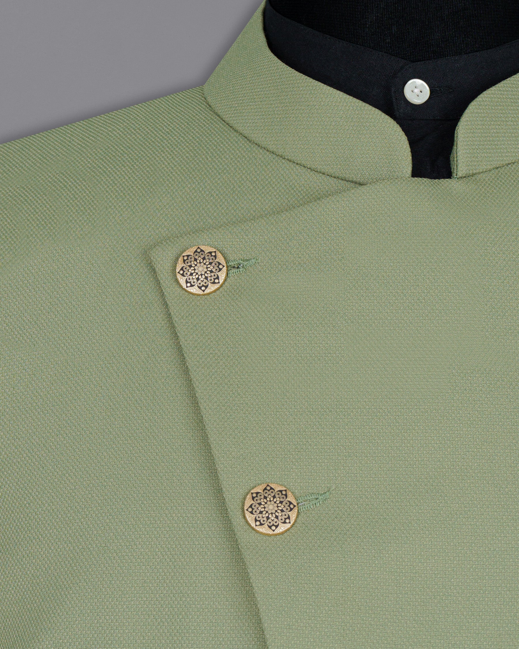 Camouflage Green Cross Buttoned Bandhgala Wool rich Blazer BL1437-CBG-36,BL1437-CBG-38,BL1437-CBG-40,BL1437-CBG-42,BL1437-CBG-44,BL1437-CBG-46,BL1437-CBG-48,BL1437-CBG-50,BL1437-CBG-52,BL1437-CBG-54,BL1437-CBG-56,BL1437-CBG-58,BL1437-CBG-60