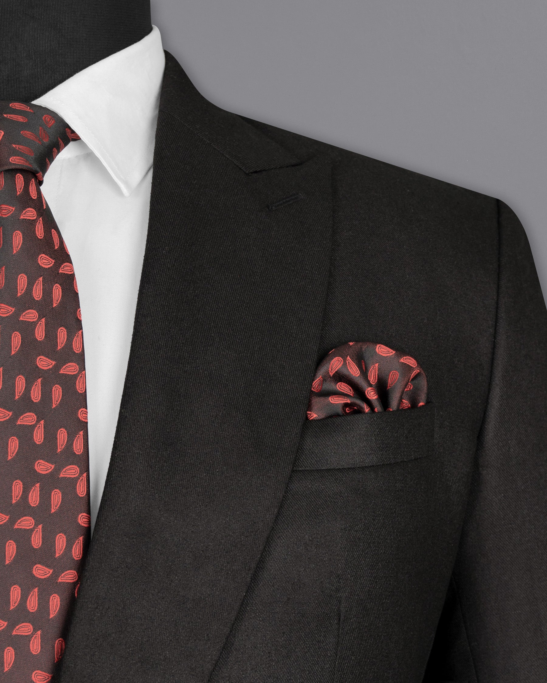 Shark Black Wool Rich Blazer