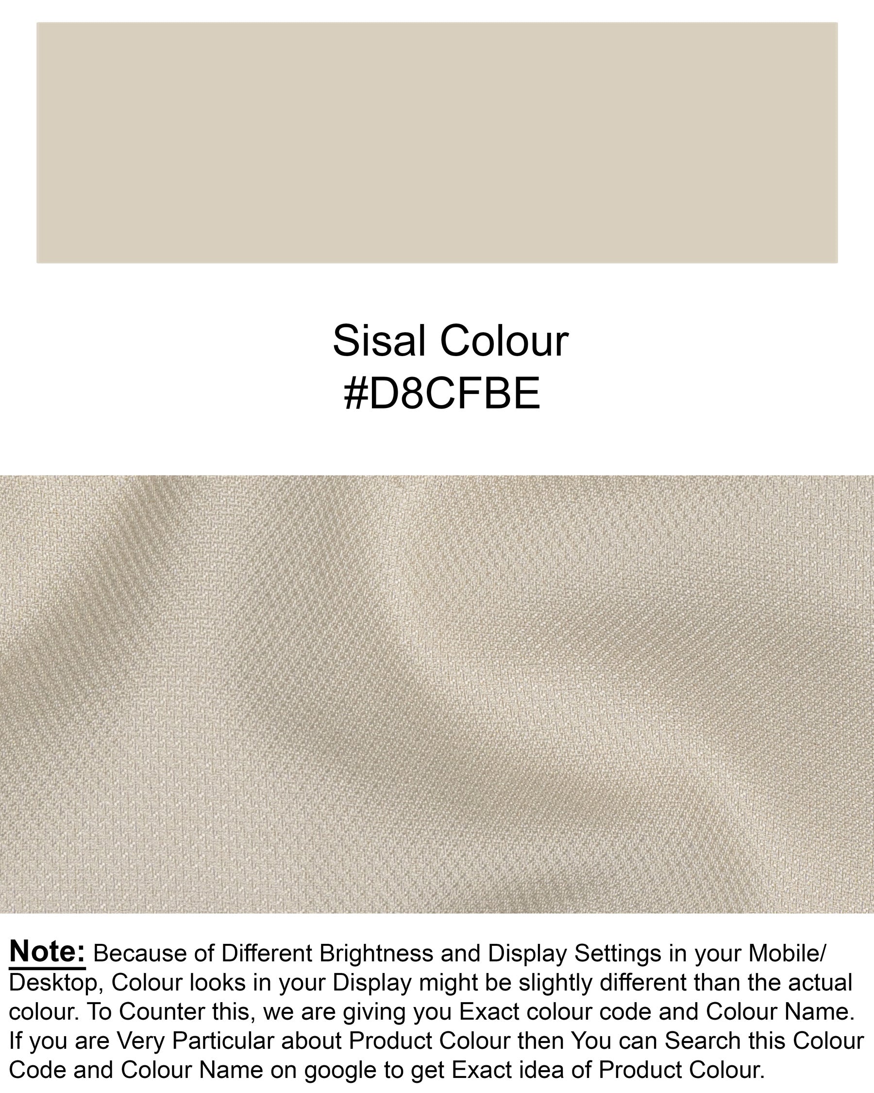 Sisal Cream Cross Buttoned Wool Rich Bandhgala Blazer BL1443-CBG-36,BL1443-CBG-38,BL1443-CBG-40,BL1443-CBG-42,BL1443-CBG-44,BL1443-CBG-46,BL1443-CBG-48,BL1443-CBG-50,BL1443-CBG-52,BL1443-CBG-54,BL1443-CBG-56,BL1443-CBG-58,BL1443-CBG-60