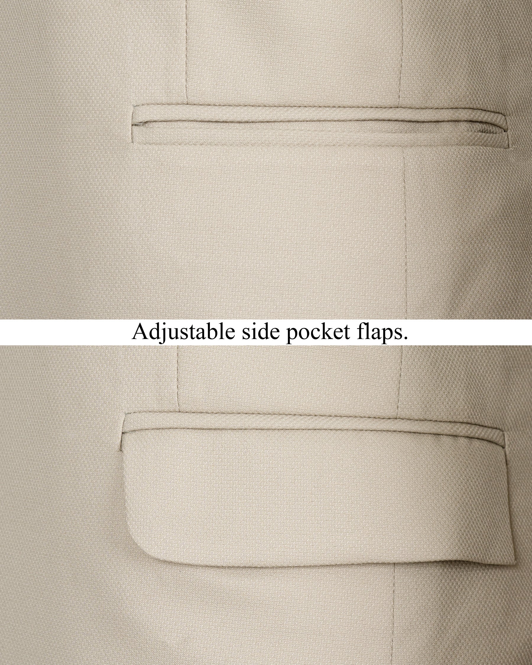 Sisal Cream Cross Buttoned Wool Rich Bandhgala Blazer BL1443-CBG-36,BL1443-CBG-38,BL1443-CBG-40,BL1443-CBG-42,BL1443-CBG-44,BL1443-CBG-46,BL1443-CBG-48,BL1443-CBG-50,BL1443-CBG-52,BL1443-CBG-54,BL1443-CBG-56,BL1443-CBG-58,BL1443-CBG-60