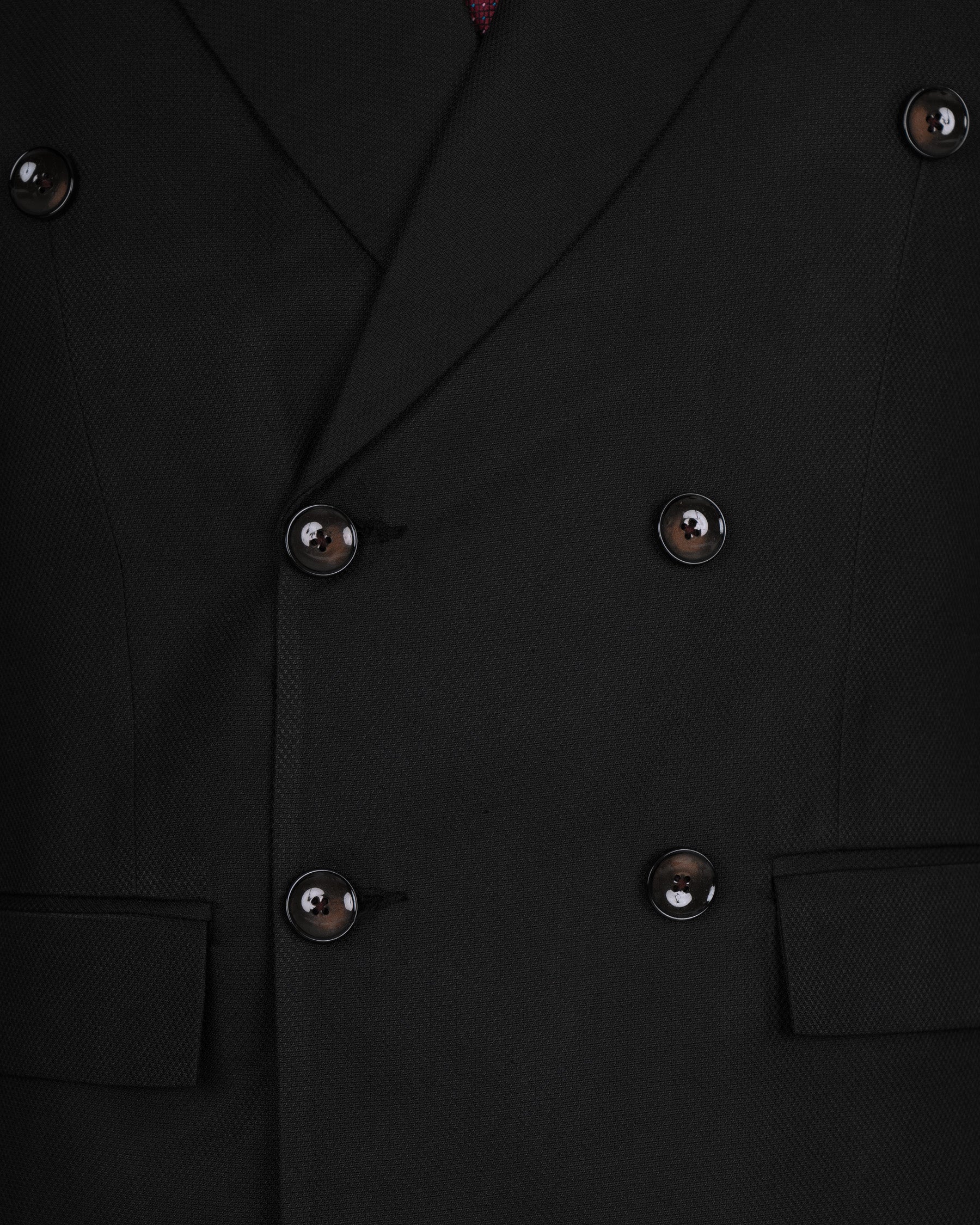 Jade Black Diamond textured Double Breasted Wool Rich Blazer BL1456-DB-36,BL1456-DB-38,BL1456-DB-40,BL1456-DB-42,BL1456-DB-44,BL1456-DB-46,BL1456-DB-48,BL1456-DB-50,BL1456-DB-52,BL1456-DB-54,BL1456-DB-56,BL1456-DB-58,BL1456-DB-60