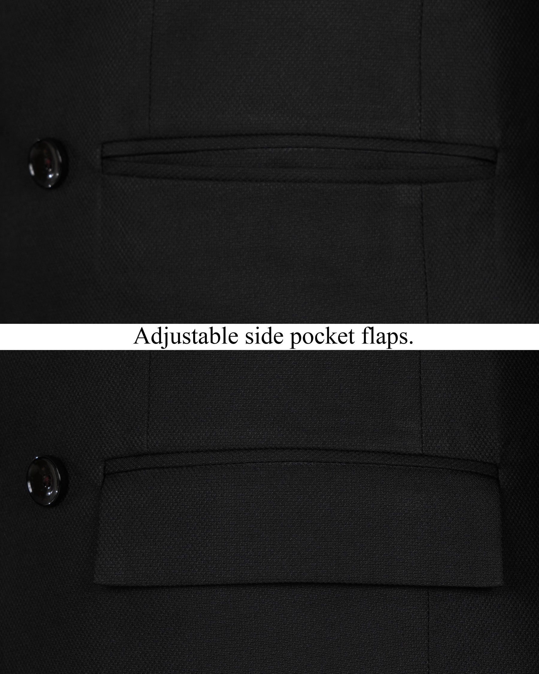 Jade Black Diamond textured Double Breasted Wool Rich Blazer BL1456-DB-36,BL1456-DB-38,BL1456-DB-40,BL1456-DB-42,BL1456-DB-44,BL1456-DB-46,BL1456-DB-48,BL1456-DB-50,BL1456-DB-52,BL1456-DB-54,BL1456-DB-56,BL1456-DB-58,BL1456-DB-60