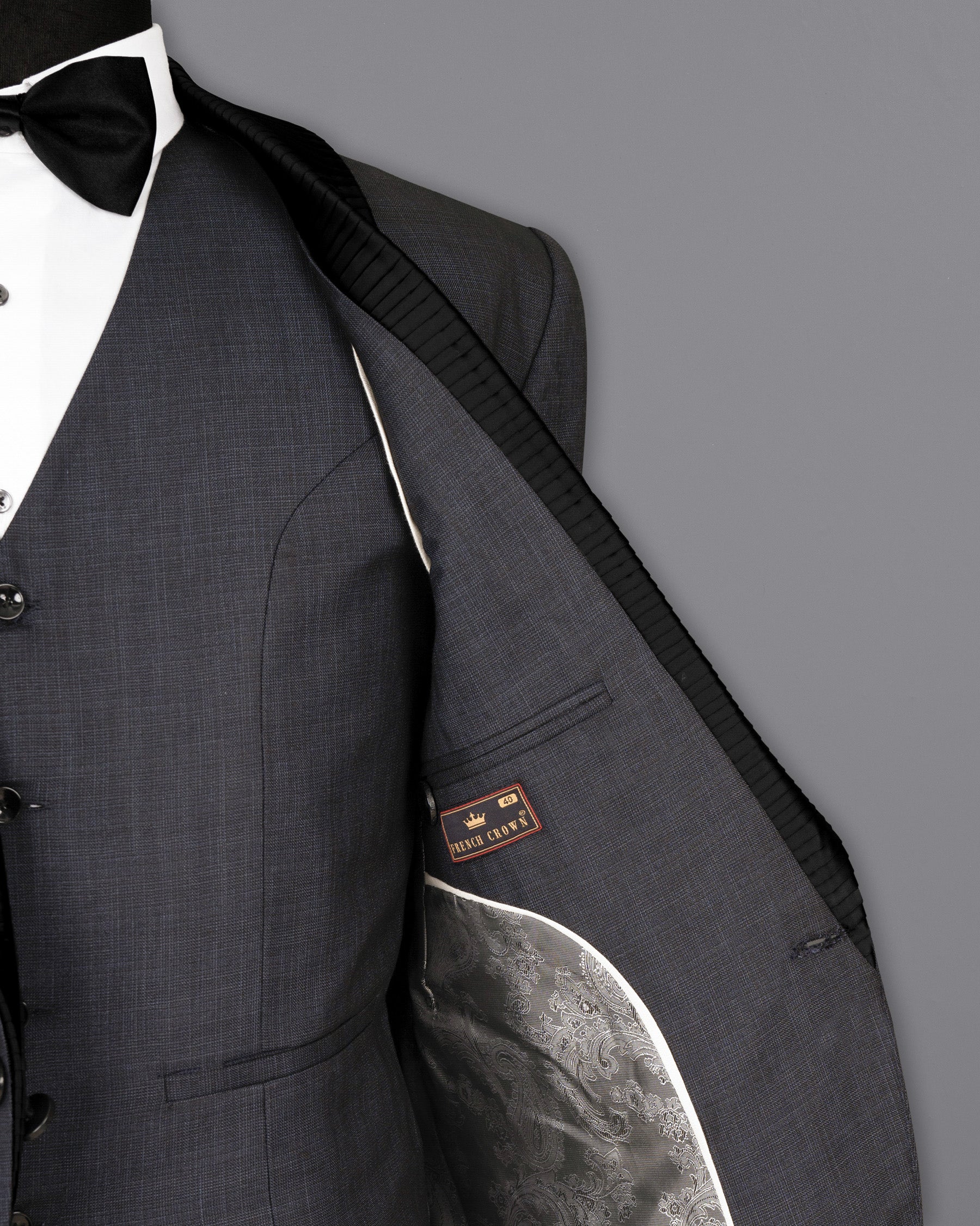 Midnight Express Plaid Woolrich Tuxedo Blazer BL1476-BKL-D4-36,BL1476-BKL-D4-38,BL1476-BKL-D4-40,BL1476-BKL-D4-42,BL1476-BKL-D4-44,BL1476-BKL-D4-46,BL1476-BKL-D4-48,BL1476-BKL-D4-50,BL1476-BKL-D4-52,BL1476-BKL-D4-54,BL1476-BKL-D4-56,BL1476-BKL-D4-58,BL1476-BKL-D4-60