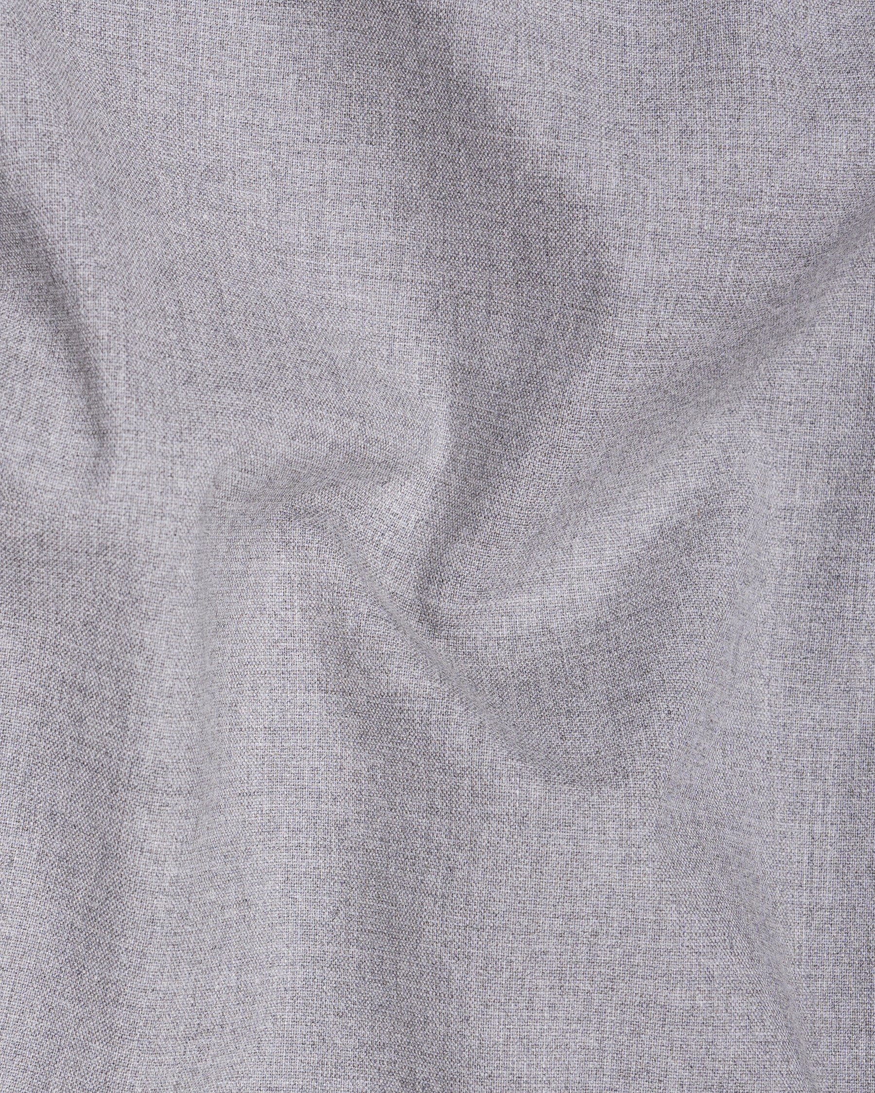 French Gray Double-Breasted Wool Rich Sport Blazer