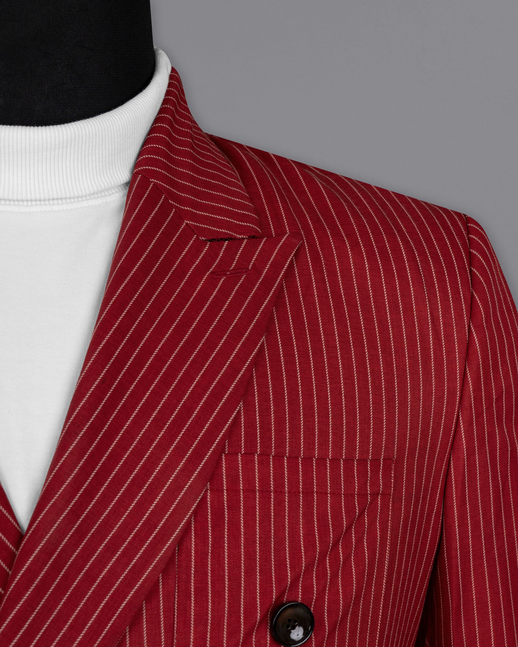 Merlot Red Striped Wool Rich Double-Breasted Sports Blazer BL1506-DB-PP-36, BL1506-DB-PP-38, BL1506-DB-PP-40, BL1506-DB-PP-42, BL1506-DB-PP-44, BL1506-DB-PP-46, BL1506-DB-PP-48, BL1506-DB-PP-50, BL1506-DB-PP-52, BL1506-DB-PP-54, BL1506-DB-PP-56, BL1506-DB-PP-58, BL1506-DB-PP-60