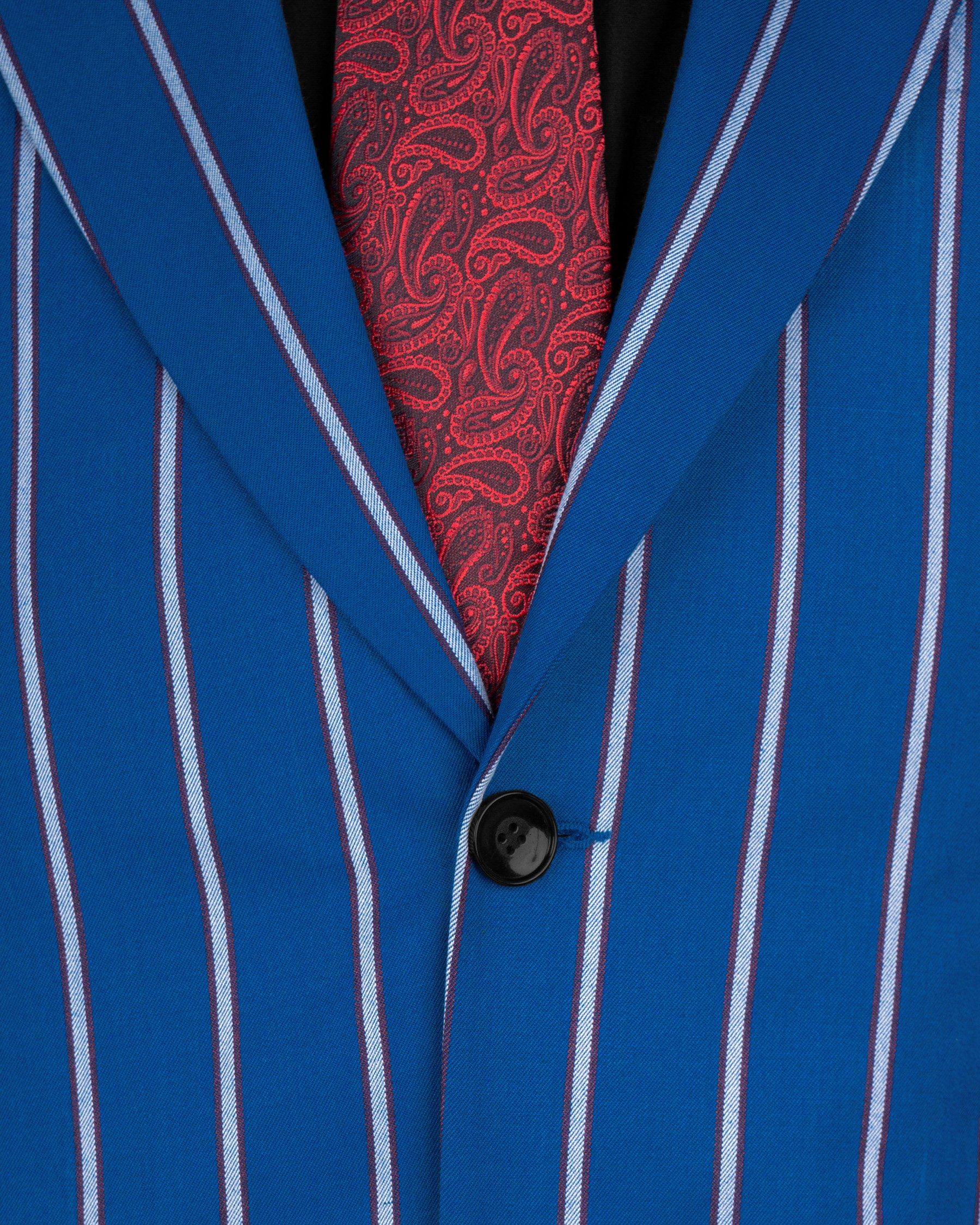 Cerulean Blue Blriped Woolrich Blazer BL1555-SB-36, BL1555-SB-38, BL1555-SB-40, BL1555-SB-42, BL1555-SB-44, BL1555-SB-46, BL1555-SB-48, BL1555-SB-50, BL1555-SB-52, BL1555-SB-54, BL1555-SB-56, BL1555-SB-58, BL1555-SB-60