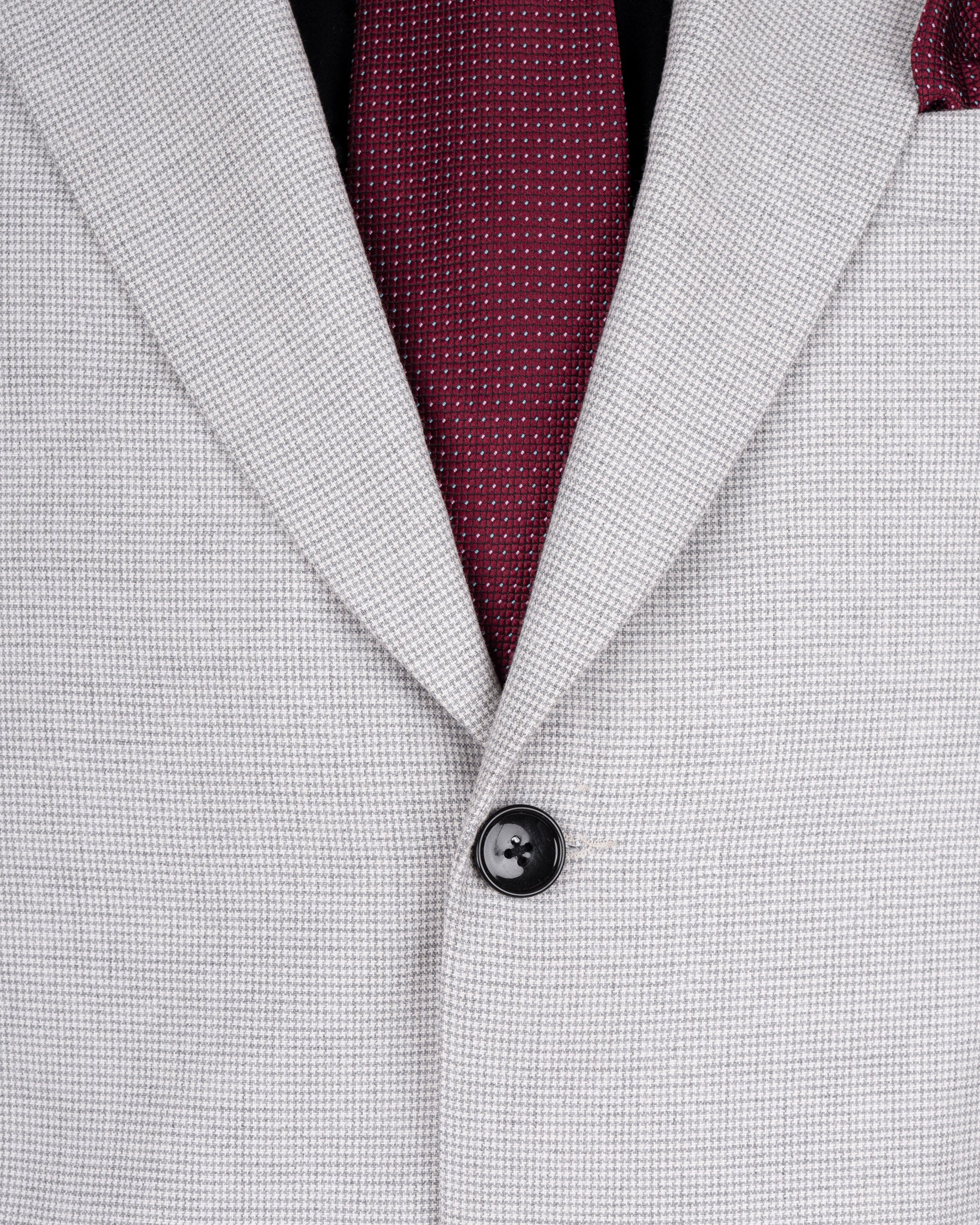 Shady Lady Grey houndstooth Wool Rich BlazerBL1597-SB-36, BL1597-SB-38, BL1597-SB-40, BL1597-SB-42, BL1597-SB-44, BL1597-SB-46, BL1597-SB-48, BL1597-SB-50, BL1597-SB-52, BL1597-SB-54, BL1597-SB-56, BL1597-SB-58, BL1597-SB-60