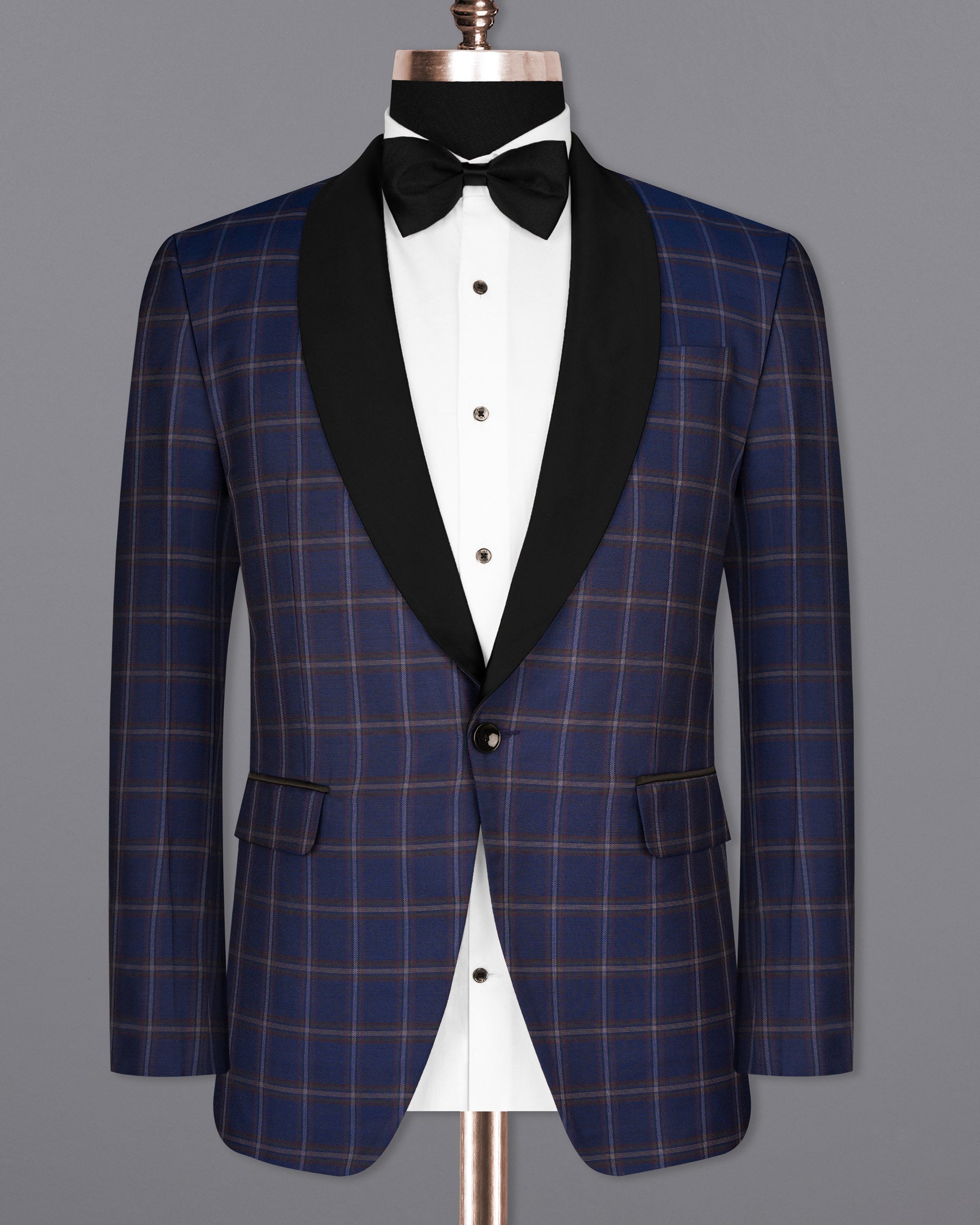 Rhino Blue Windowpane Woolrich Tuxedo Blazer BL1599-BKL-36, BL1599-BKL-38, BL1599-BKL-40, BL1599-BKL-42, BL1599-BKL-44, BL1599-BKL-46, BL1599-BKL-48, BL1599-BKL-50, BL1599-BKL-52, BL1599-BKL-54, BL1599-BKL-56, BL1599-BKL-58, BL1599-BKL-60