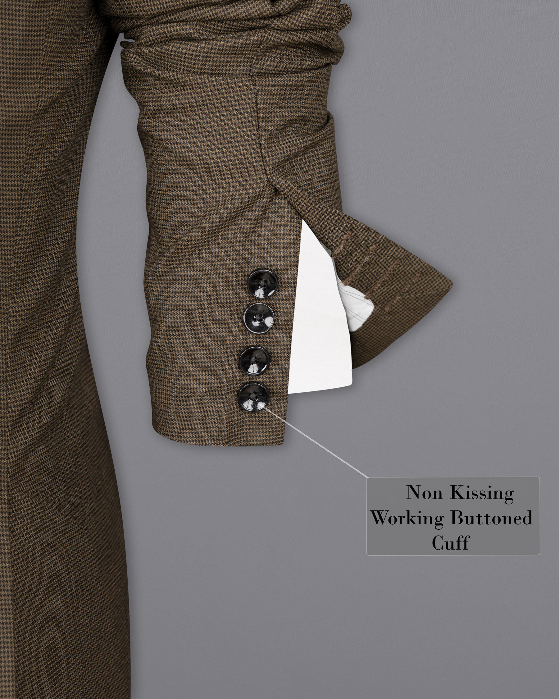 Coffee Brown Hounstooth Wool Rich Sports Blazer BL1600-SB-PP-36, BL1600-SB-PP-38, BL1600-SB-PP-40, BL1600-SB-PP-42, BL1600-SB-PP-44, BL1600-SB-PP-46, BL1600-SB-PP-48, BL1600-SB-PP-50, BL1600-SB-PP-52, BL1600-SB-PP-54, BL1600-SB-PP-56, BL1600-SB-PP-58, BL1600-SB-PP-60