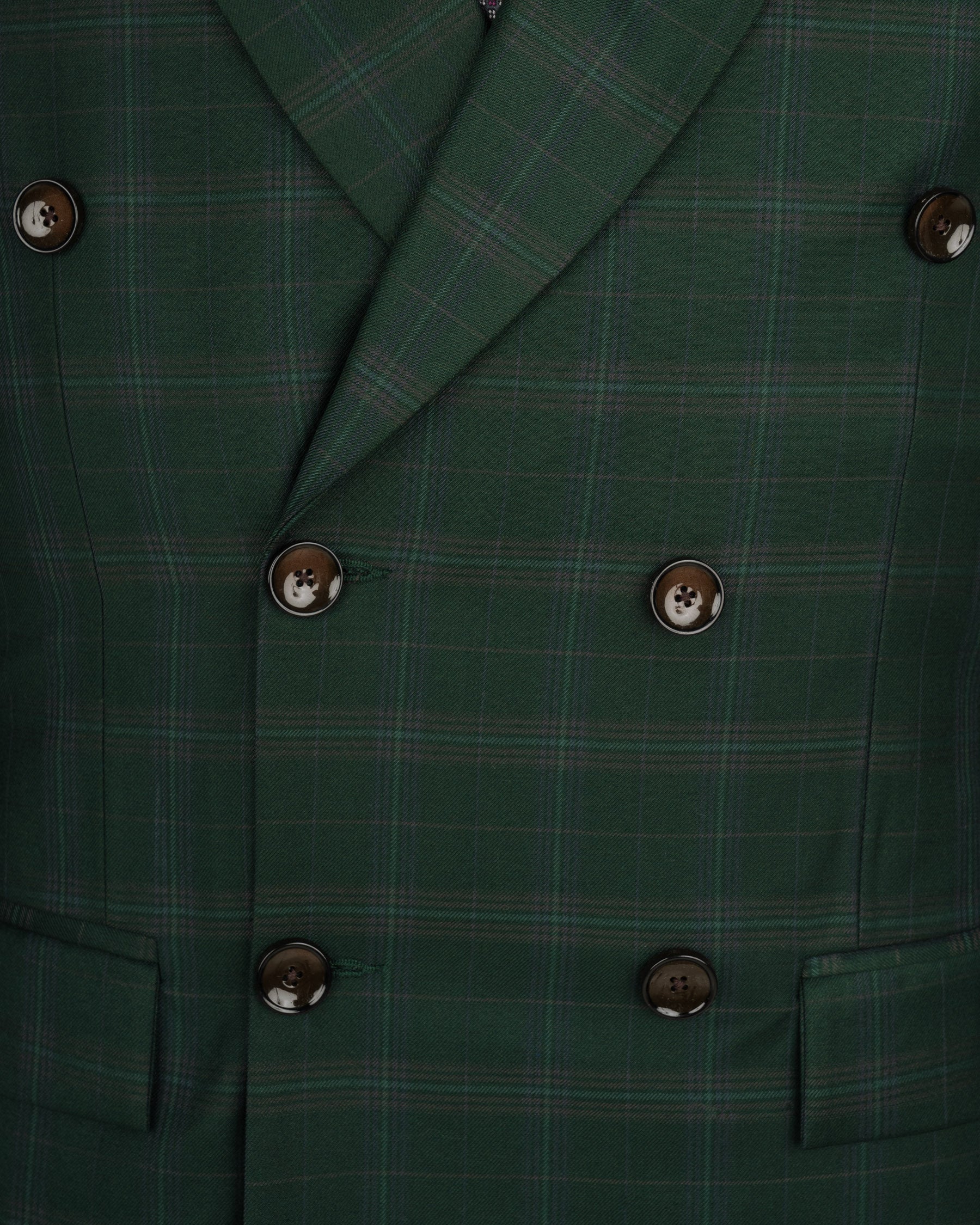 Celtic Green Super fine Plaid Double Breasted Woolrich Blazer BL1629-DB-36, BL1629-DB-38, BL1629-DB-40, BL1629-DB-42, BL1629-DB-44, BL1629-DB-46, BL1629-DB-48, BL1629-DB-50, BL1629-DB-52, BL1629-DB-54, BL1629-DB-56, BL1629-DB-58, BL1629-DB-60