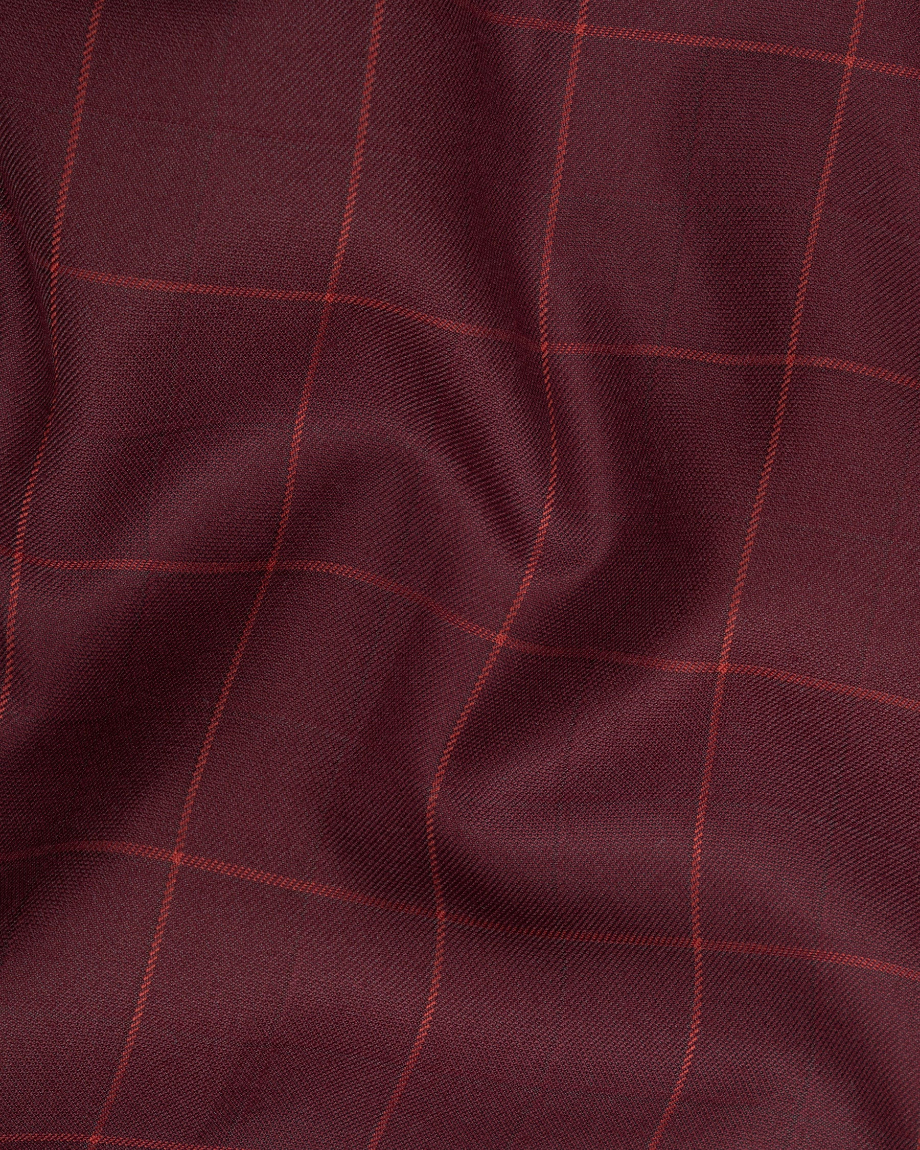 Maroon Oak Windowpane Cross Buttoned Bandhgala Windowpane Blazer BL1710-CBG2-36,BL1710-CBG2-38,BL1710-CBG2-40,BL1710-CBG2-42,BL1710-CBG2-44,BL1710-CBG2-46,BL1710-CBG2-48,BL1710-CBG2-50,BL1710-CBG2-52,BL1710-CBG2-54,BL1710-CBG2-56,BL1710-CBG2-58,BL1710-CBG2-60