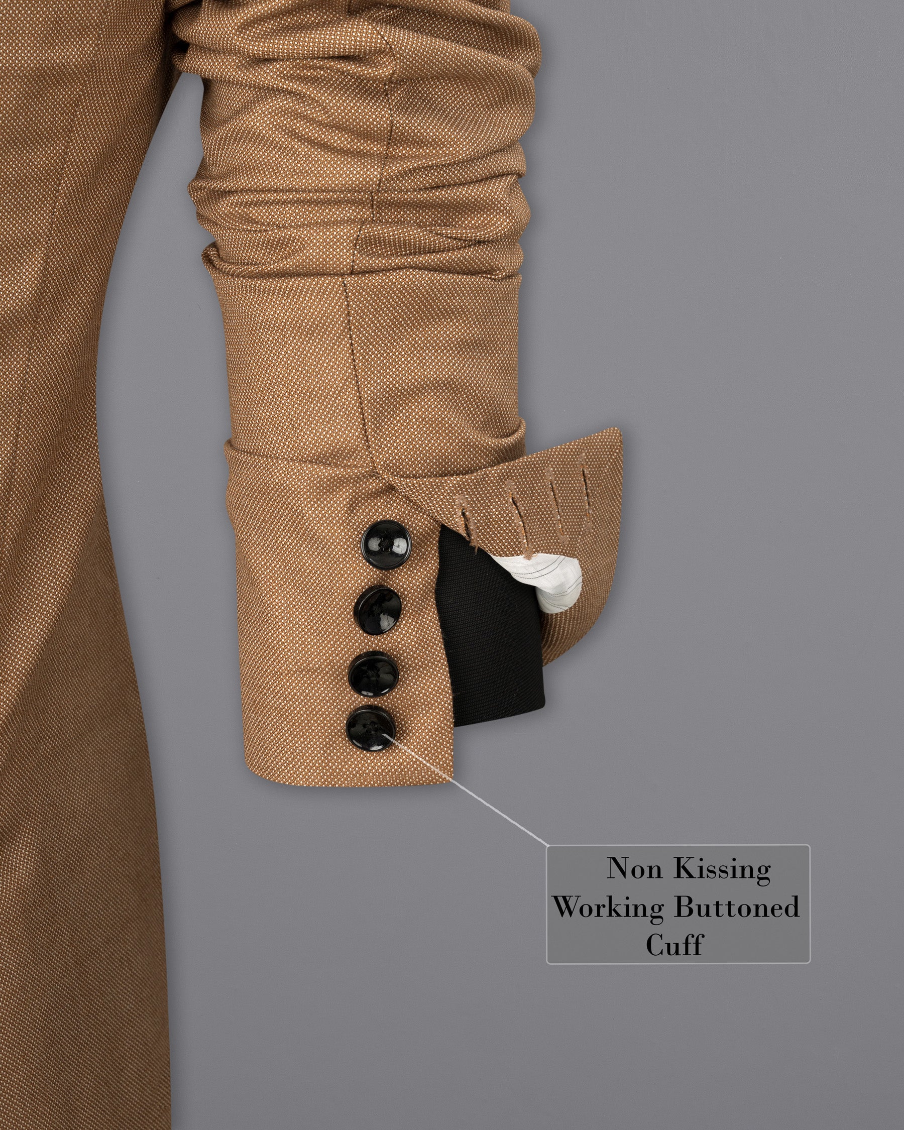 Brownish Dobby Textured Blazer BL1717-DB-36,BL1717-DB-38,BL1717-DB-40,BL1717-DB-42,BL1717-DB-44,BL1717-DB-46,BL1717-DB-48,BL1717-DB-50,BL1717-DB-52,BL1717-DB-54,BL1717-DB-56,BL1717-DB-58,BL1717-DB-60