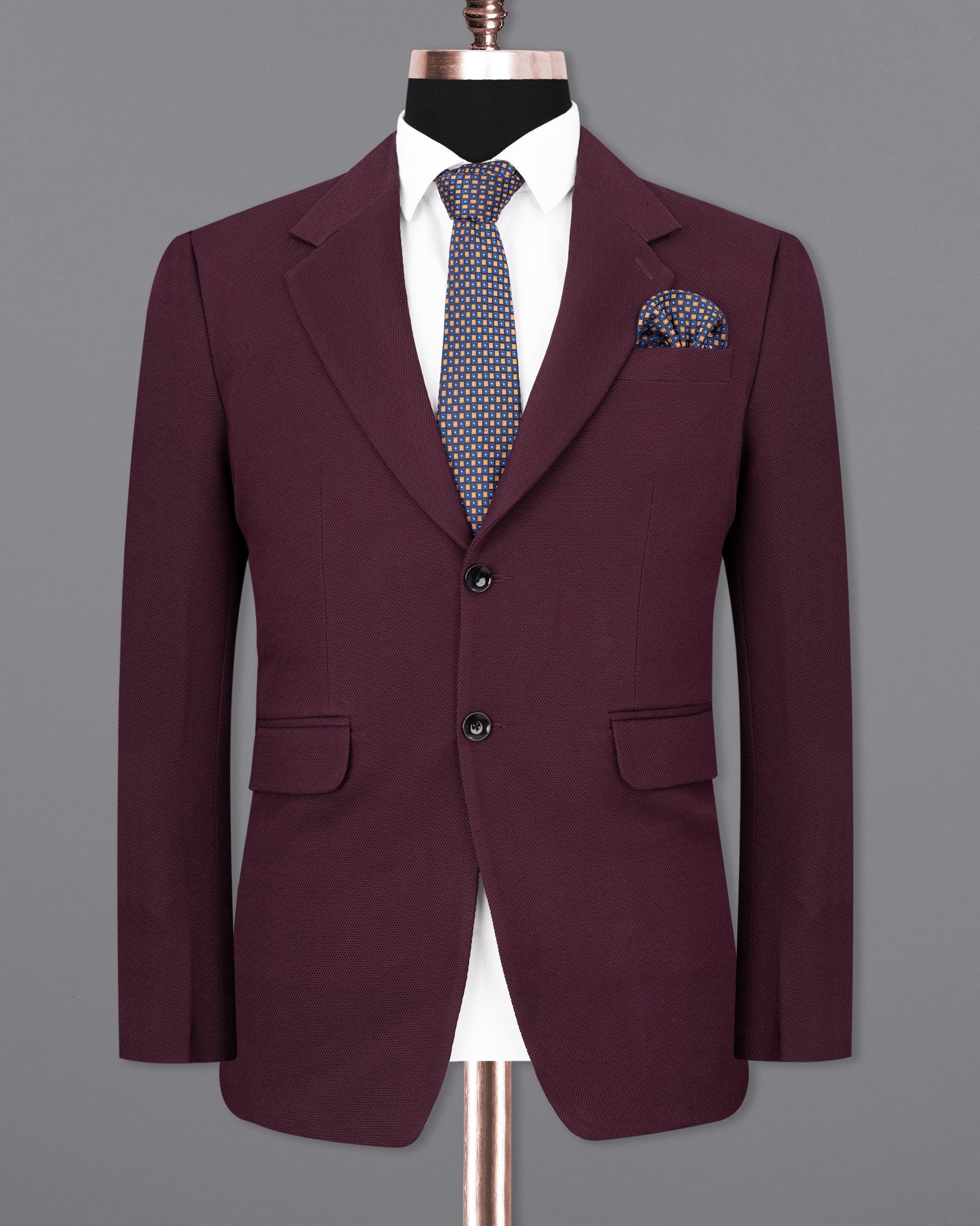 Cocoa Bean Designer Blazer BL1783-SB-36,BL1783-SB-38,BL1783-SB-40,BL1783-SB-42,BL1783-SB-44,BL1783-SB-46,BL1783-SB-48,BL1783-SB-50,BL1783-SB-52,BL1783-SB-54,BL1783-SB-56,BL1783-SB-58,BL1783-SB-60