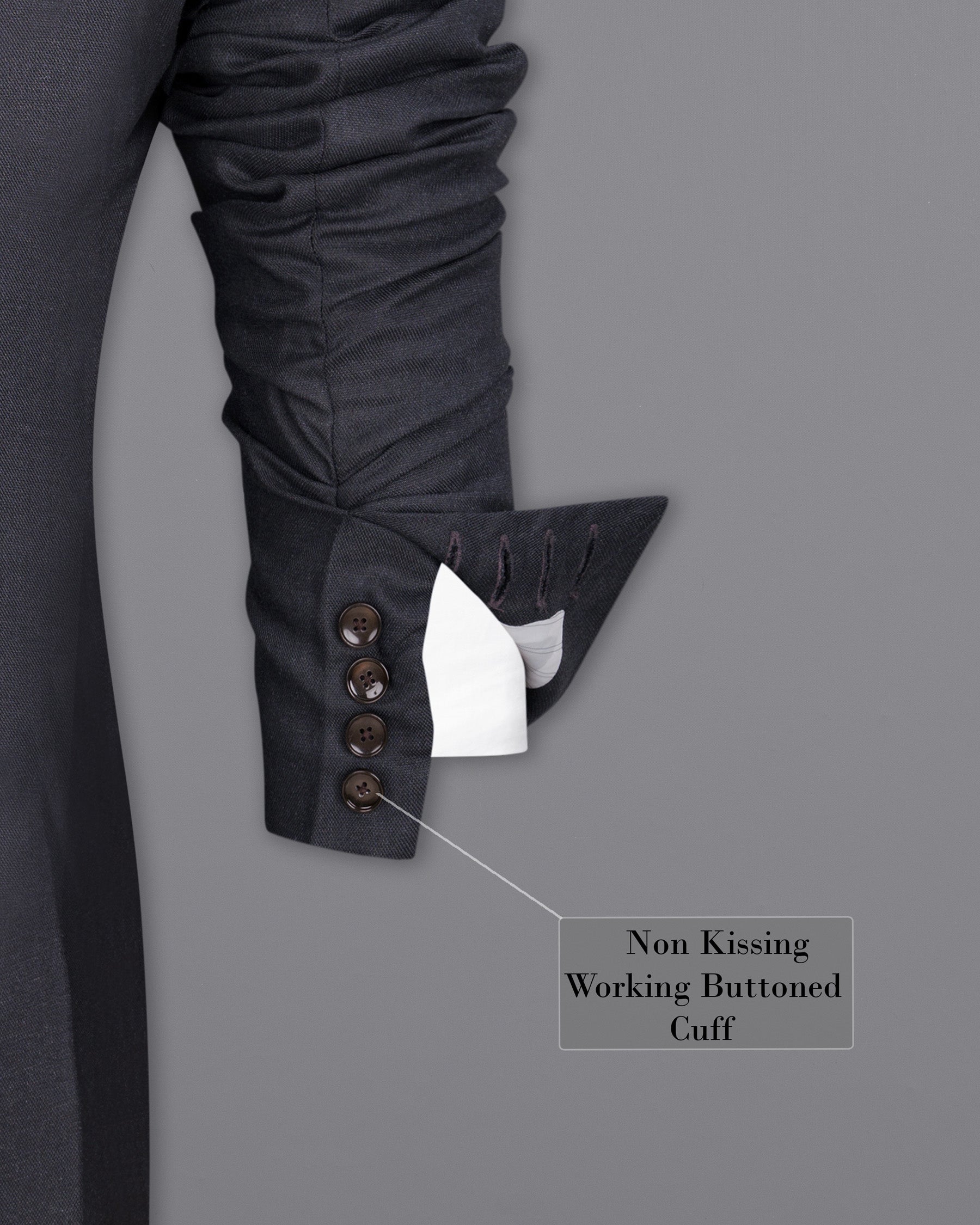 Ship Gray Double Breasted Blazer BL1830-DB-36, BL1830-DB-38, BL1830-DB-40, BL1830-DB-42, BL1830-DB-44, BL1830-DB-46, BL1830-DB-48, BL1830-DB-50, BL1830-DB-52, BL1830-DB-54, BL1830-DB-56, BL1830-DB-58, BL1830-DB-60