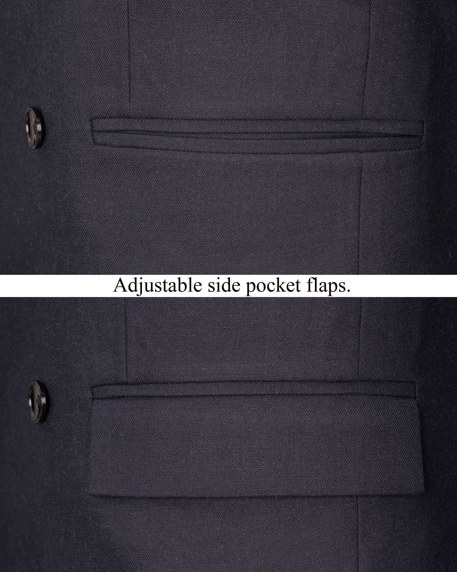 Ship Gray Double Breasted Blazer