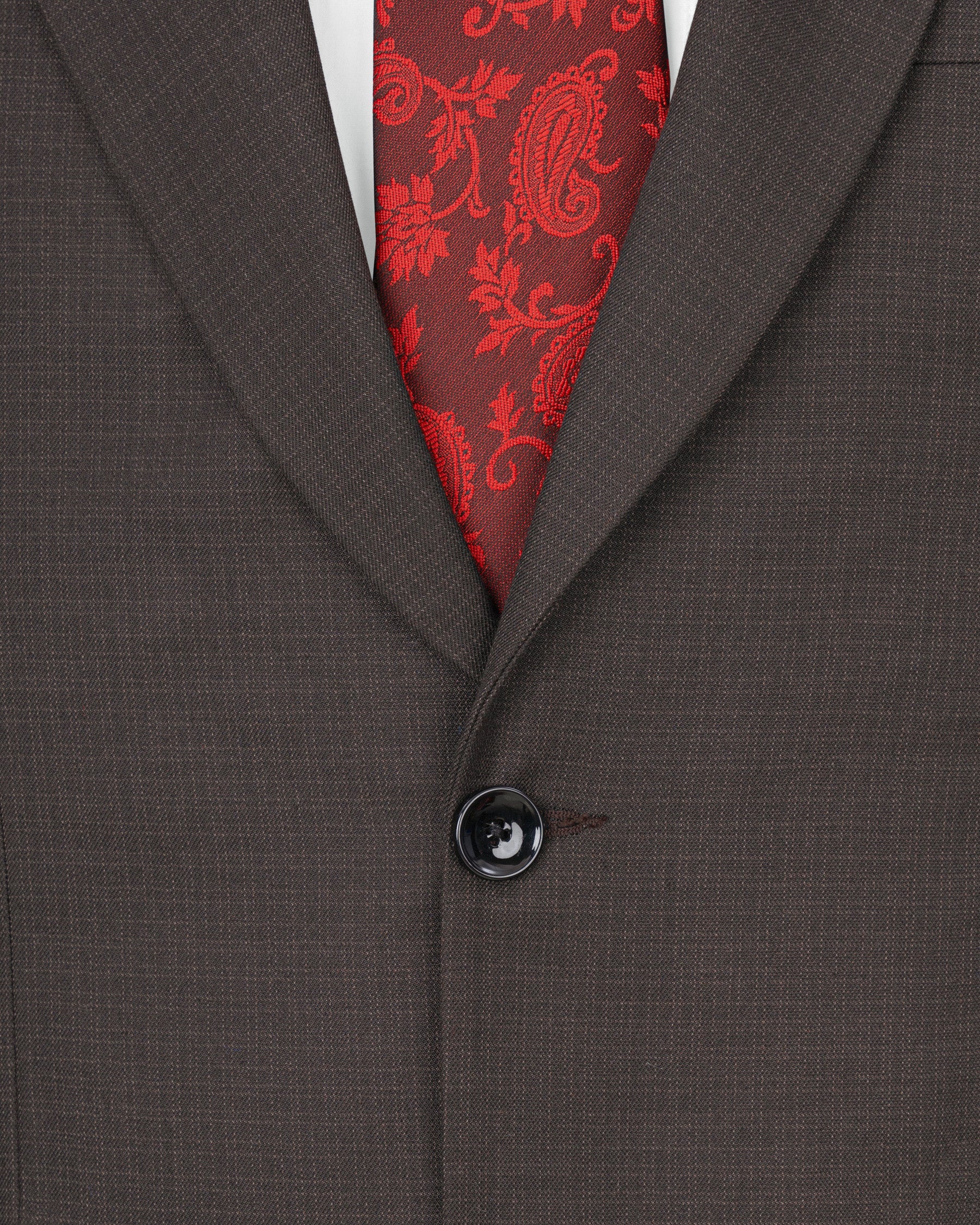 Masala Brown Single Breasted Blazer