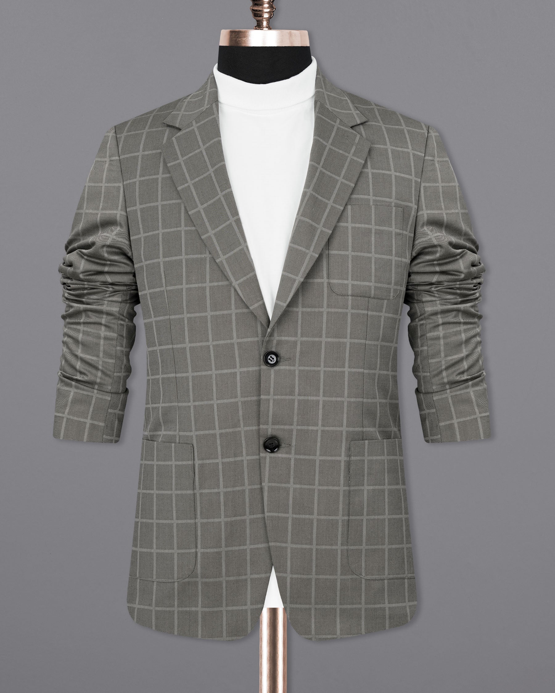 Hurricane Windowpane Single Breasted Sports Blazer BL1857-SB-PP-36, BL1857-SB-PP-38, BL1857-SB-PP-40, BL1857-SB-PP-42, BL1857-SB-PP-44, BL1857-SB-PP-46, BL1857-SB-PP-48, BL1857-SB-PP-50, BL1857-SB-PP-52, BL1857-SB-PP-54, BL1857-SB-PP-56, BL1857-SB-PP-58, BL1857-SB-PP-60