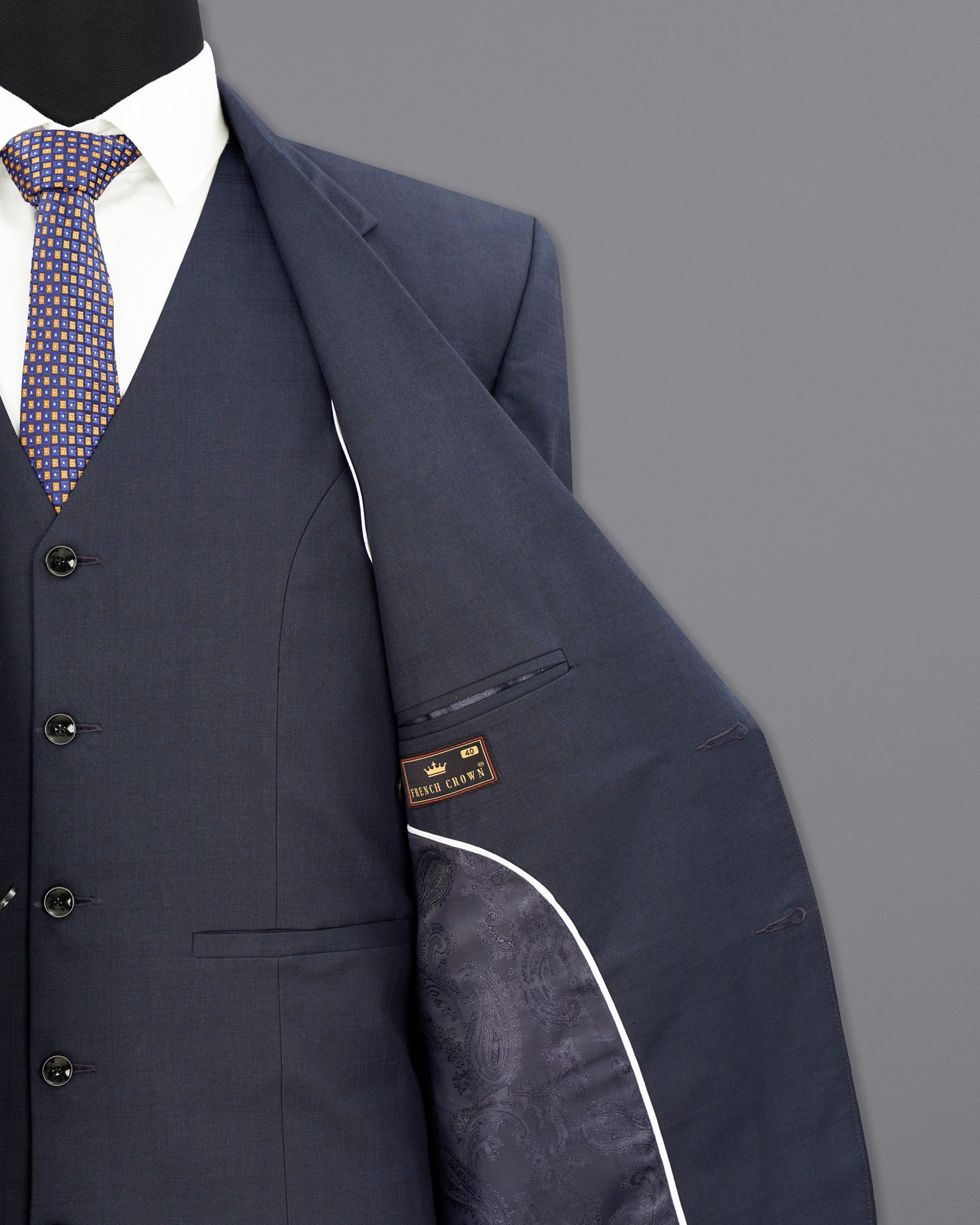 Valhalla Blue Subtle Plaid Blazer BL1885-SB-36,BL1885-SB-38,BL1885-SB-40,BL1885-SB-42,BL1885-SB-44,BL1885-SB-46,BL1885-SB-48,BL1885-SB-50,BL1885-SB-52,BL1885-SB-54,BL1885-SB-56,BL1885-SB-58,BL1885-SB-60