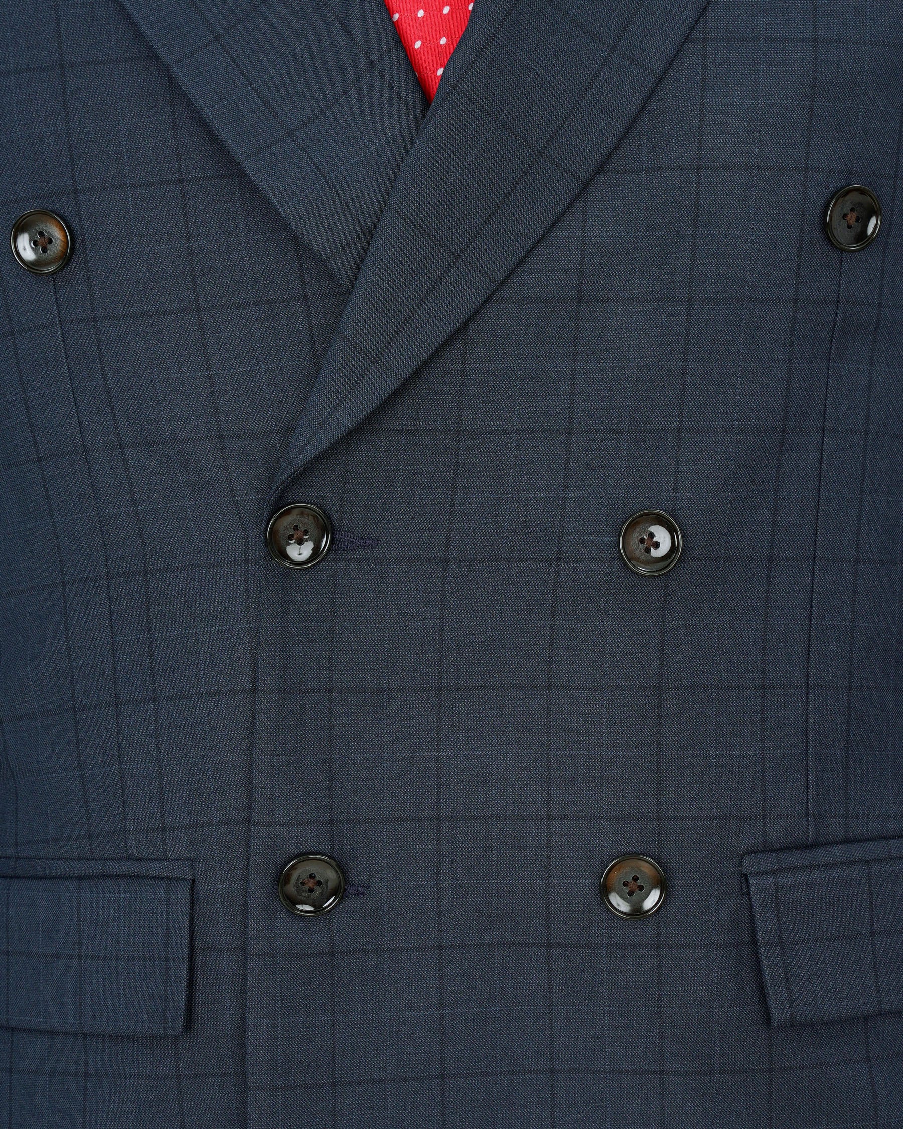 lridium with mirage plaid Windowpane Double Breasted Blazer BL1888-DB-36,BL1888-DB-38,BL1888-DB-40,BL1888-DB-42,BL1888-DB-44,BL1888-DB-46,BL1888-DB-48,BL1888-DB-50,BL1888-DB-52,BL1888-DB-54,BL1888-DB-56,BL1888-DB-58,BL1888-DB-60