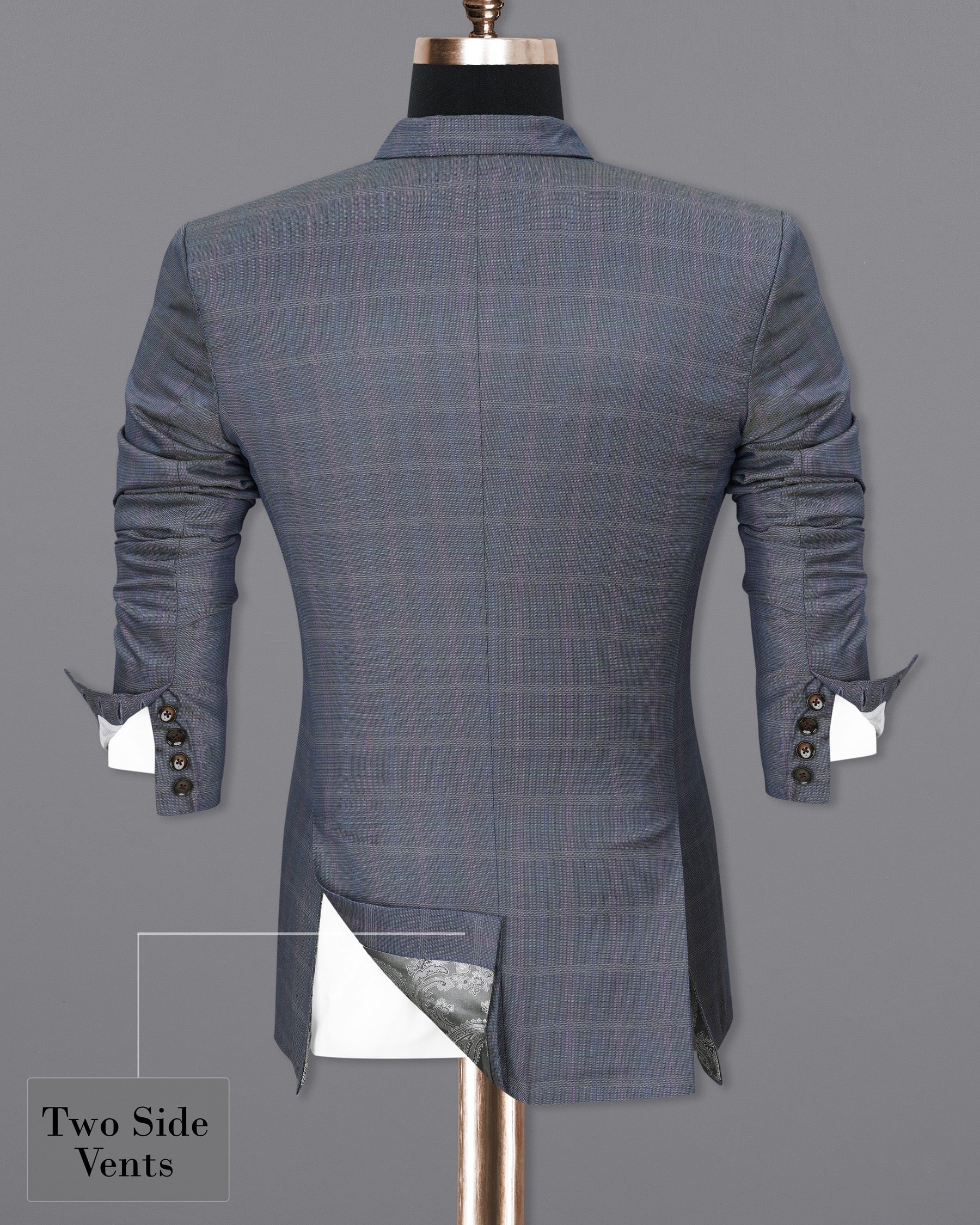 Storm Dust Plaid Double Breasted Sports Blazer BL1889-DB-PP-36,BL1889-DB-PP-38,BL1889-DB-PP-40,BL1889-DB-PP-42,BL1889-DB-PP-44,BL1889-DB-PP-46,BL1889-DB-PP-48,BL1889-DB-PP-50,BL1889-DB-PP-52,BL1889-DB-PP-54,BL1889-DB-PP-56,BL1889-DB-PP-58,BL1889-DB-PP-60