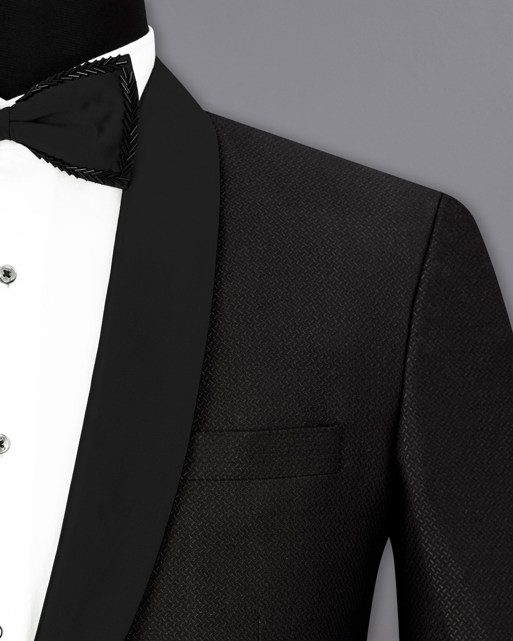 Thunder Black Tuxedo Blazer BL1894-BKL-36,BL1894-BKL-38,BL1894-BKL-40,BL1894-BKL-42,BL1894-BKL-44,BL1894-BKL-46,BL1894-BKL-48,BL1894-BKL-50,BL1894-BKL-52,BL1894-BKL-54,BL1894-BKL-56,BL1894-BKL-58,BL1894-BKL-60