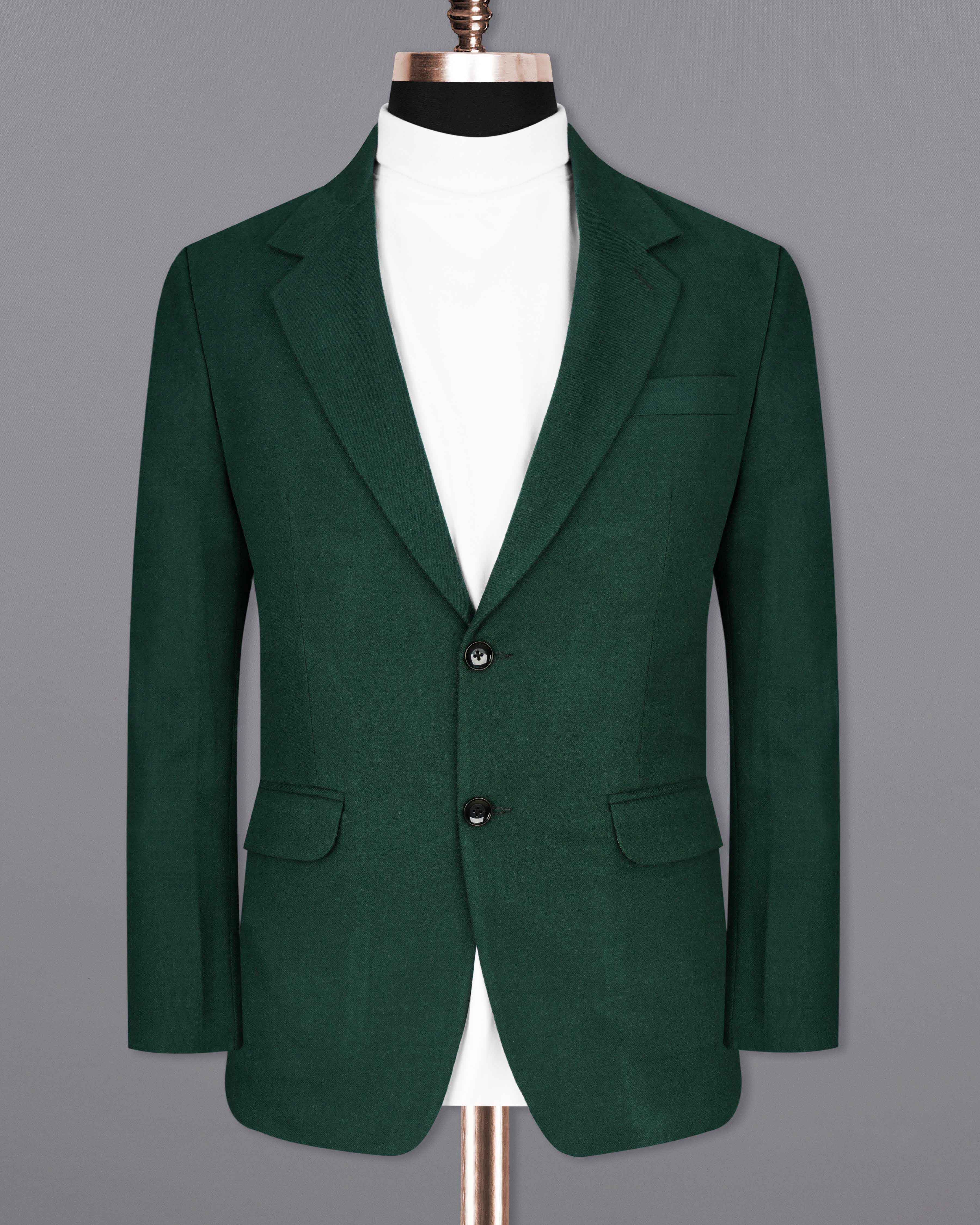 Celtic Green Single Breasted Blazer BL2069-SB-36, BL2069-SB-38, BL2069-SB-40, BL2069-SB-42, BL2069-SB-44, BL2069-SB-46, BL2069-SB-48, BL2069-SB-50, BL2069-SB-52, BL2069-SB-54, BL2069-SB-56, BL2069-SB-58, BL2069-SB-60