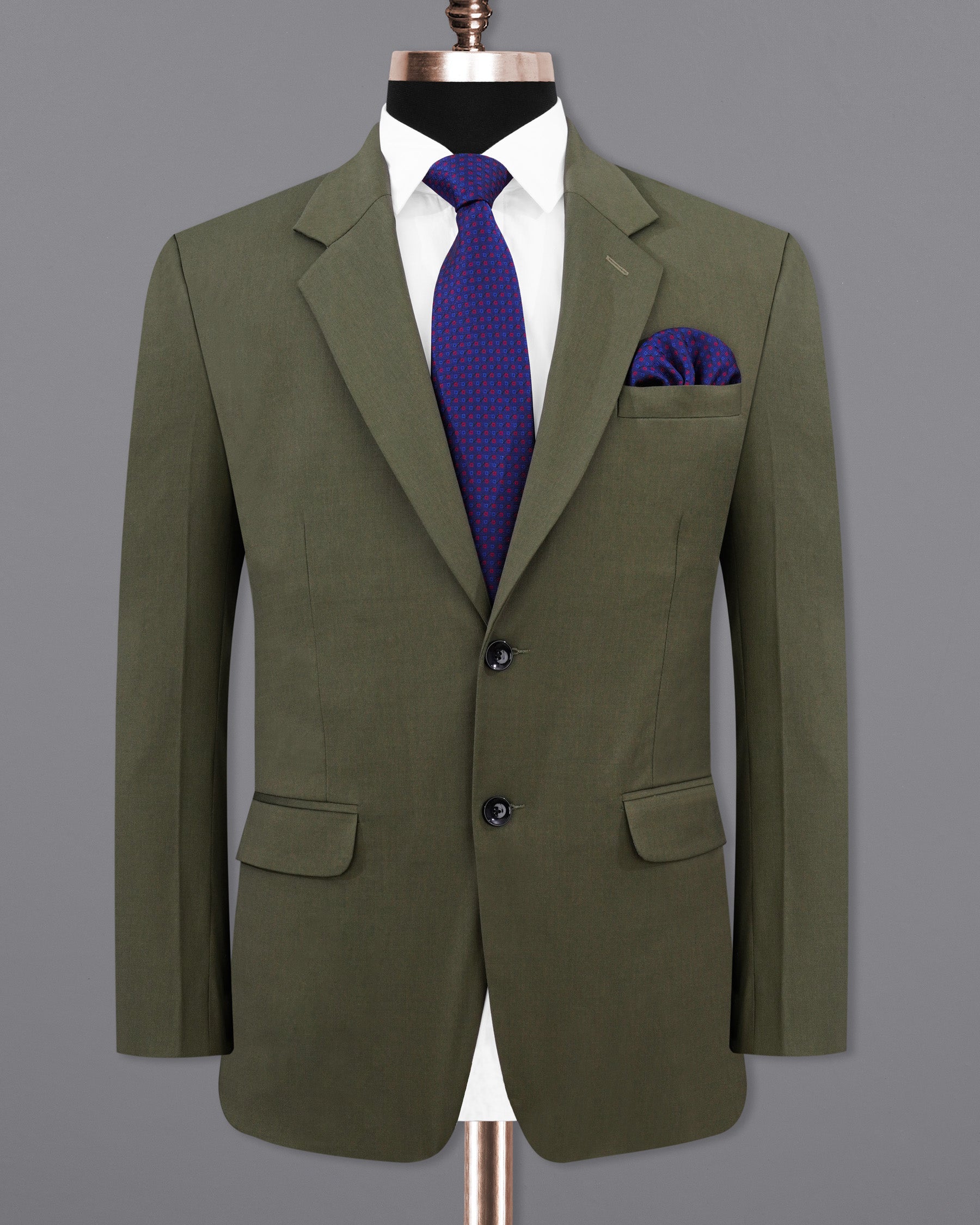 Rifle Green Single Breasted Blazer