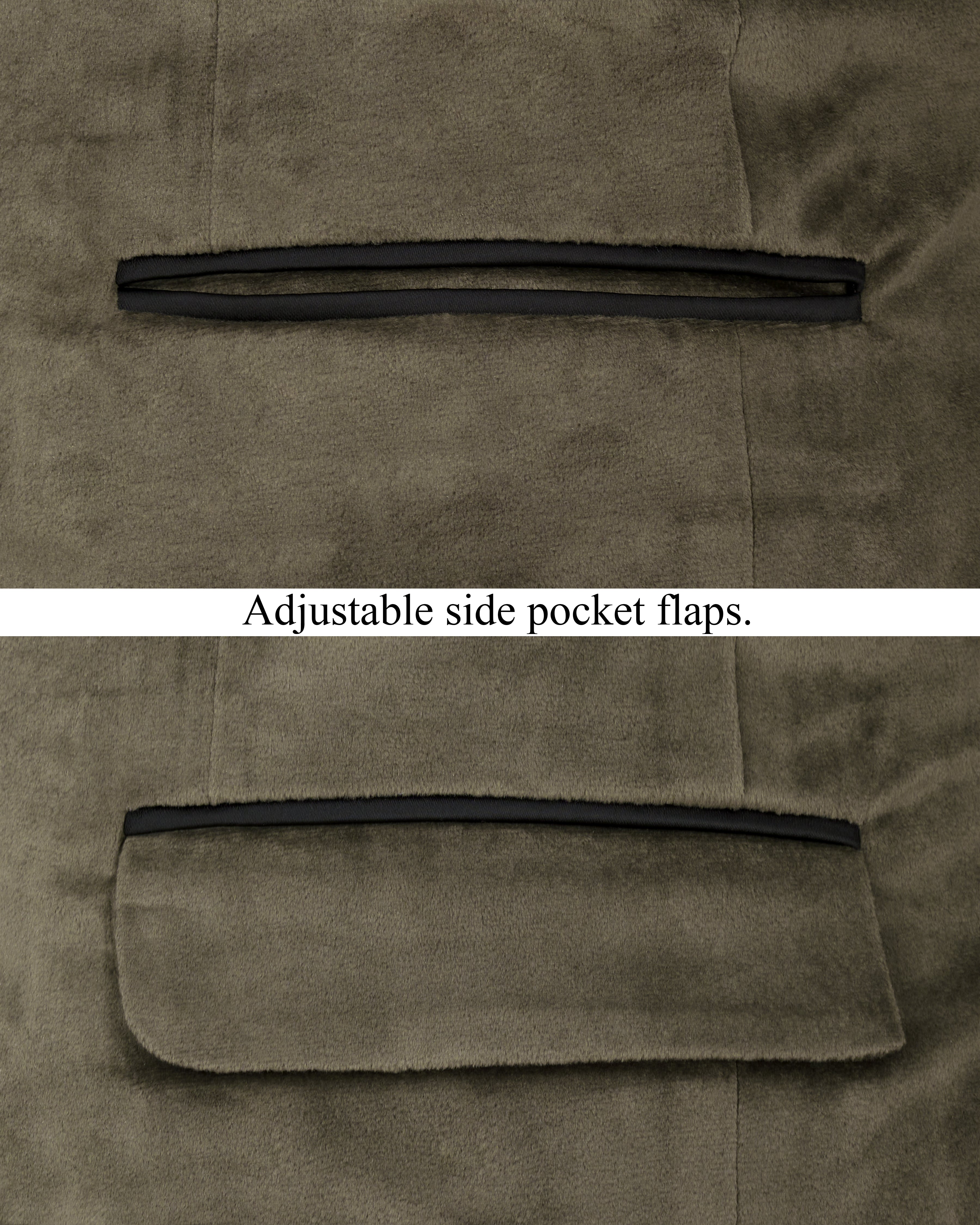 Wenge Brown Velvet Tuxedo Designer Blazer